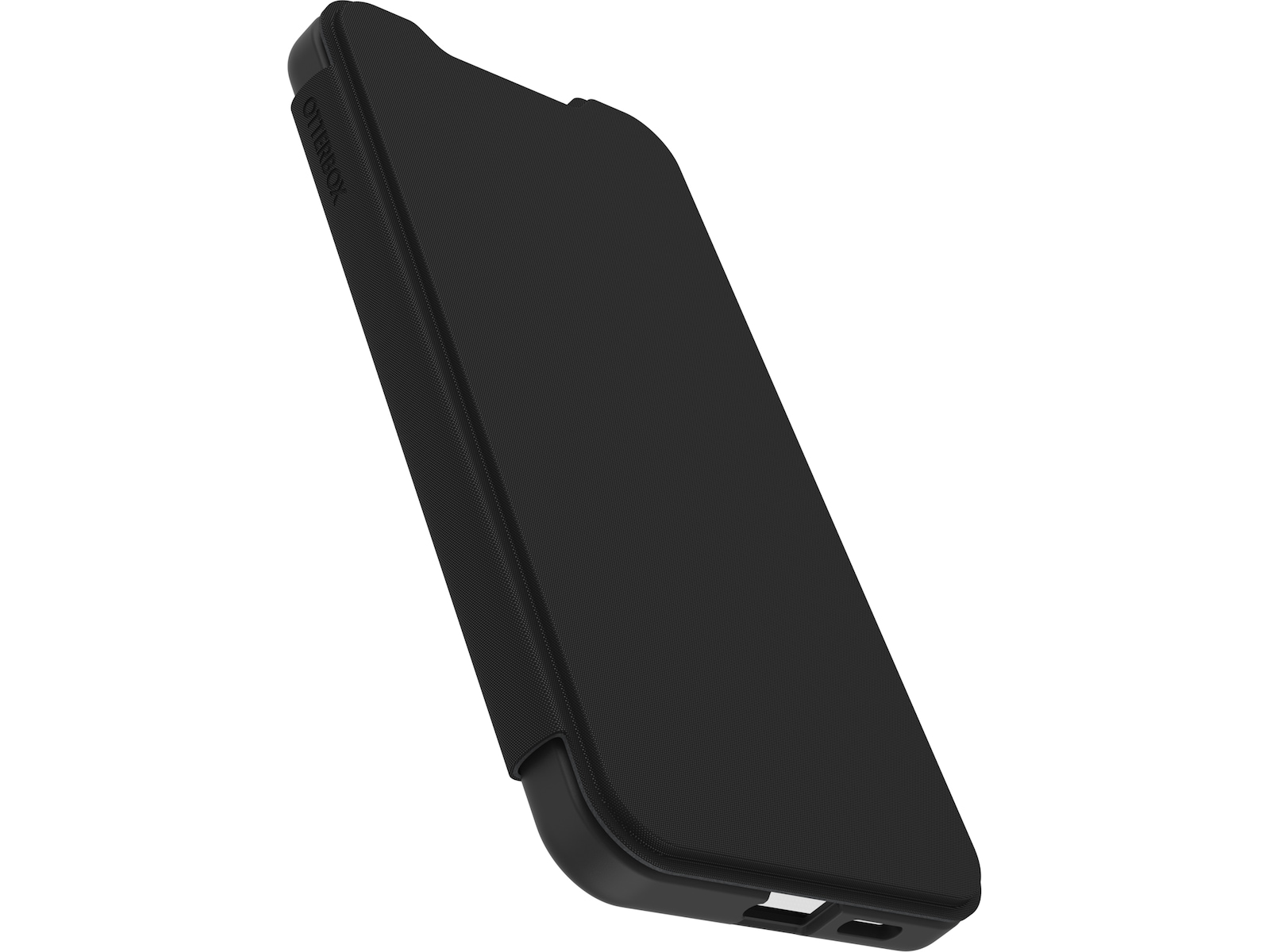 OtterBox Galaxy S25+ React Folio (gennemsigtig/sort) Mobilcover