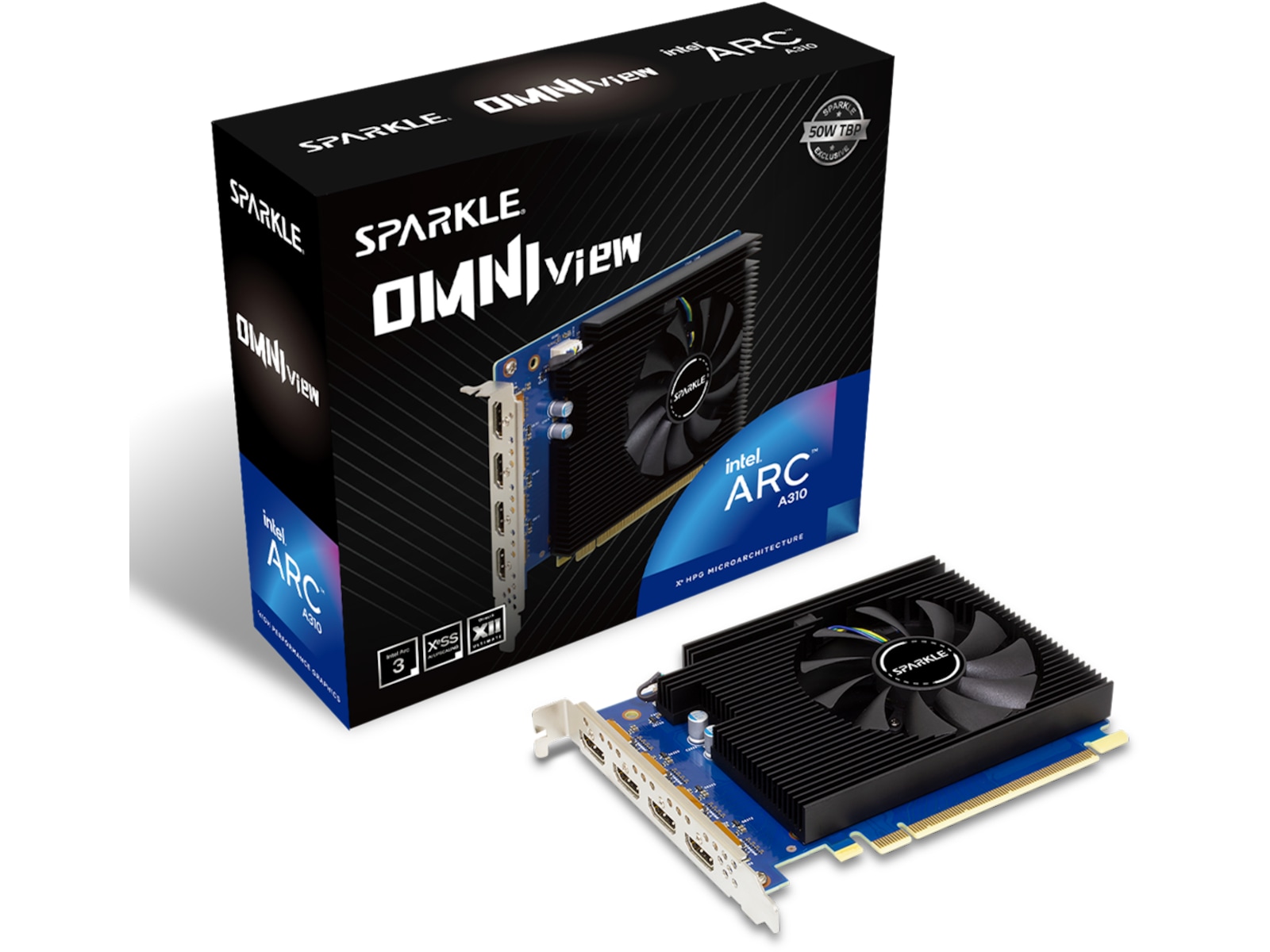 Sparkle Intel Arc A310 Omni View Grafikkort