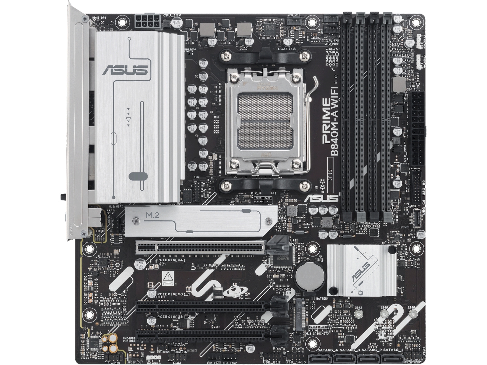 ASUS PRIME B840M-A WIFI Bundkort AMD Socket