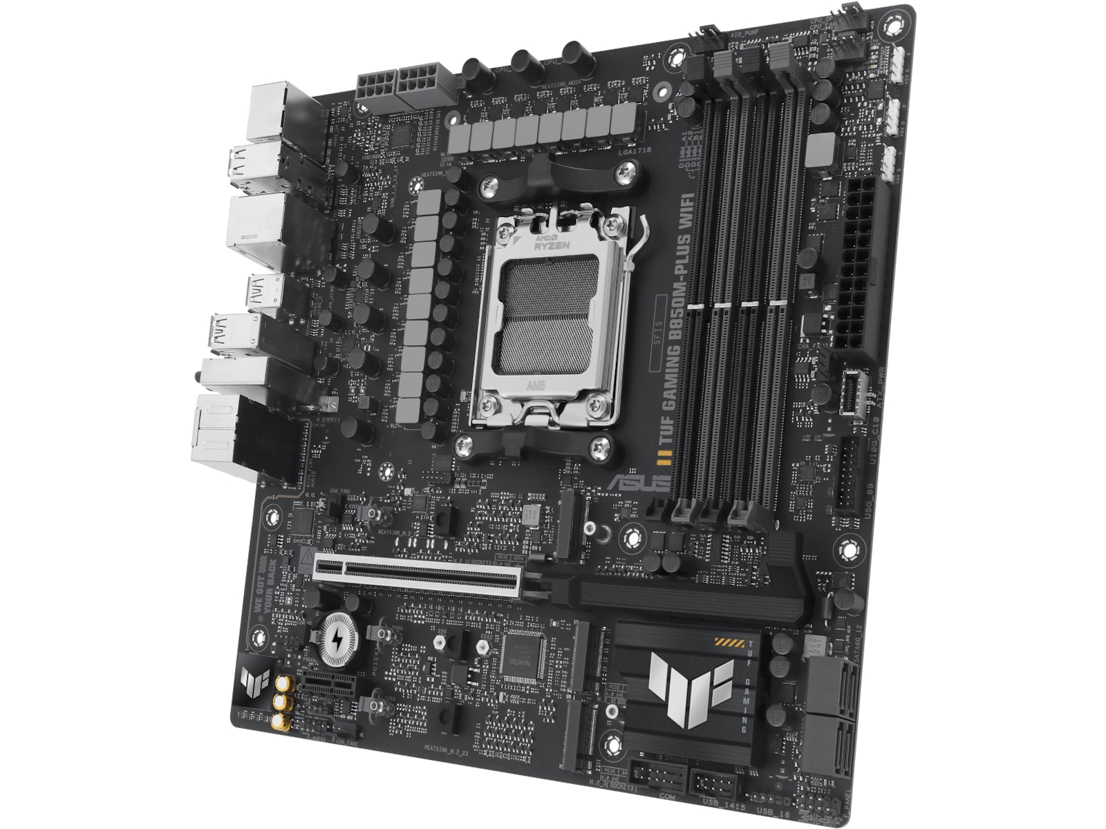 ASUS TUF GAMING B850M-PLUS WIFI Bundkort AMD Socket