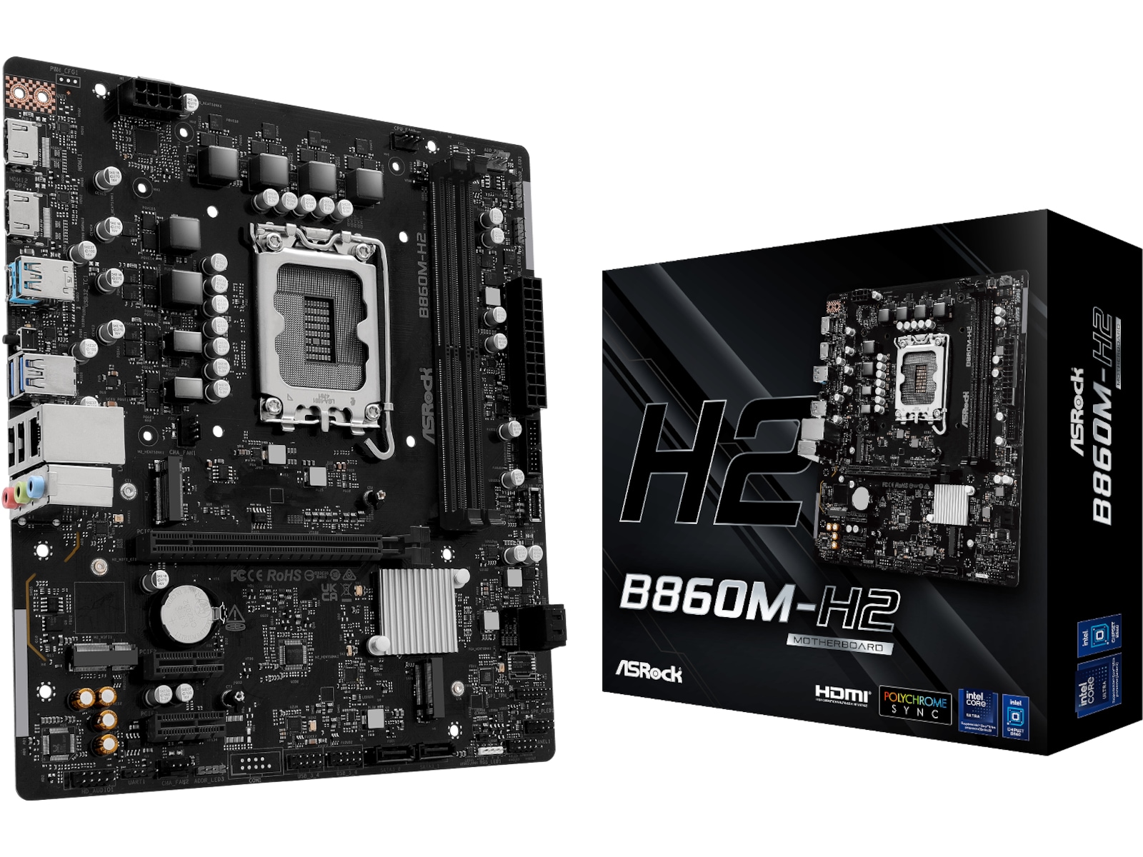 ASRock B860M-H2 Bundkort Intel Socket