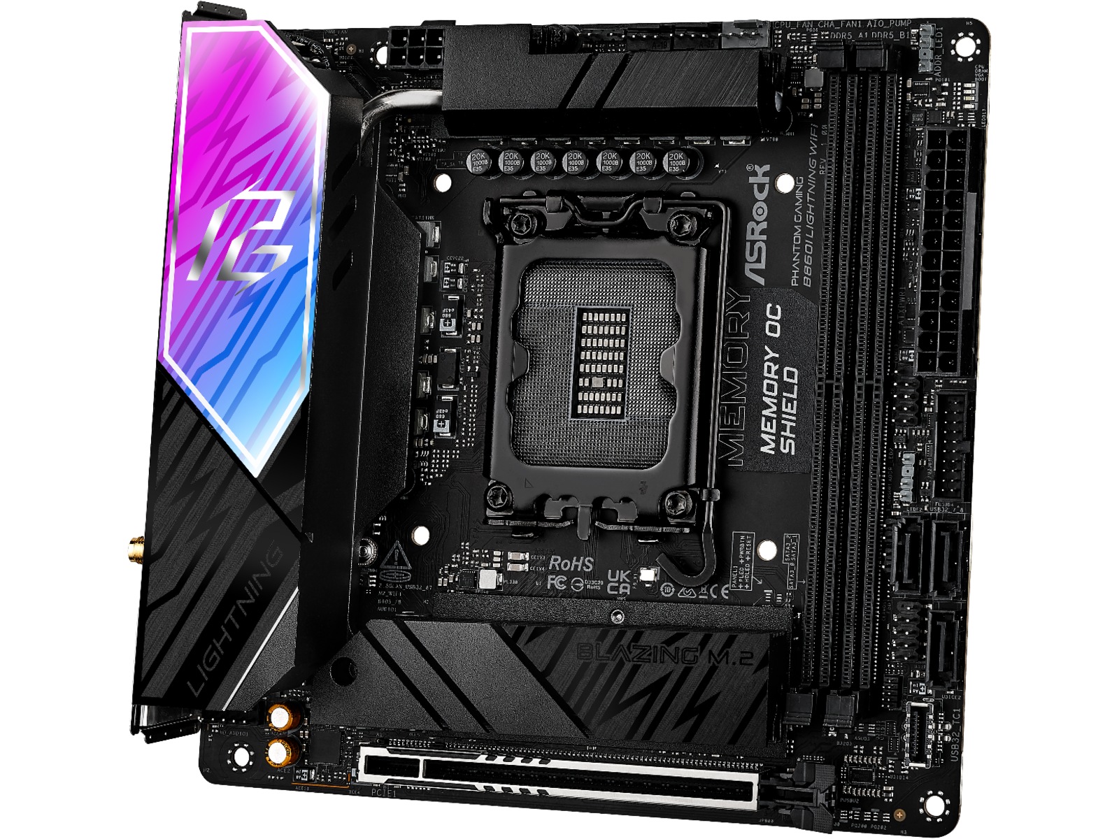 ASRock B860I Lightning WiFi Bundkort Intel Socket