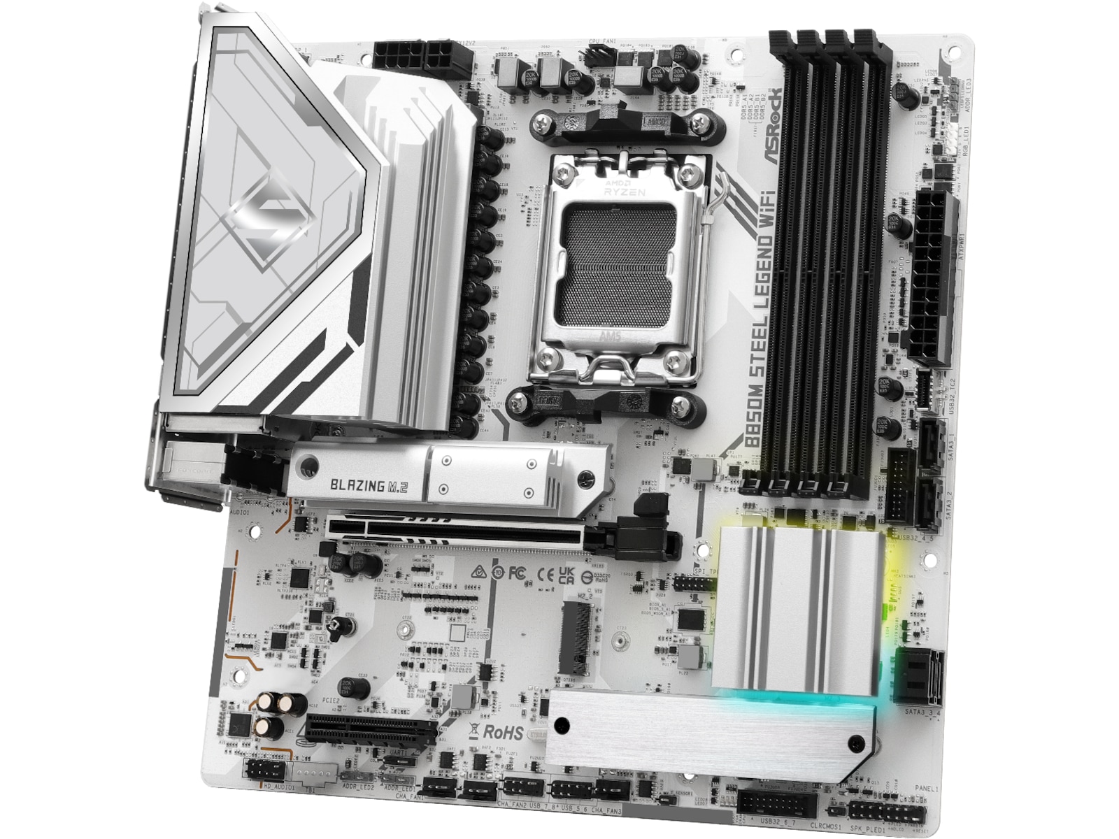 ASRock B850M Steel Legend WiFi Bundkort AMD Socket