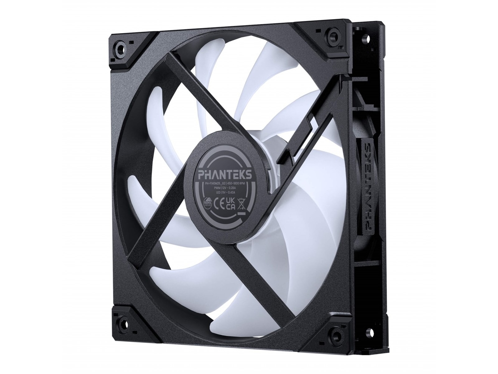 Phanteks M25 Gen2 140mm DRGB Reverse Ventilator (sort) Blæsere