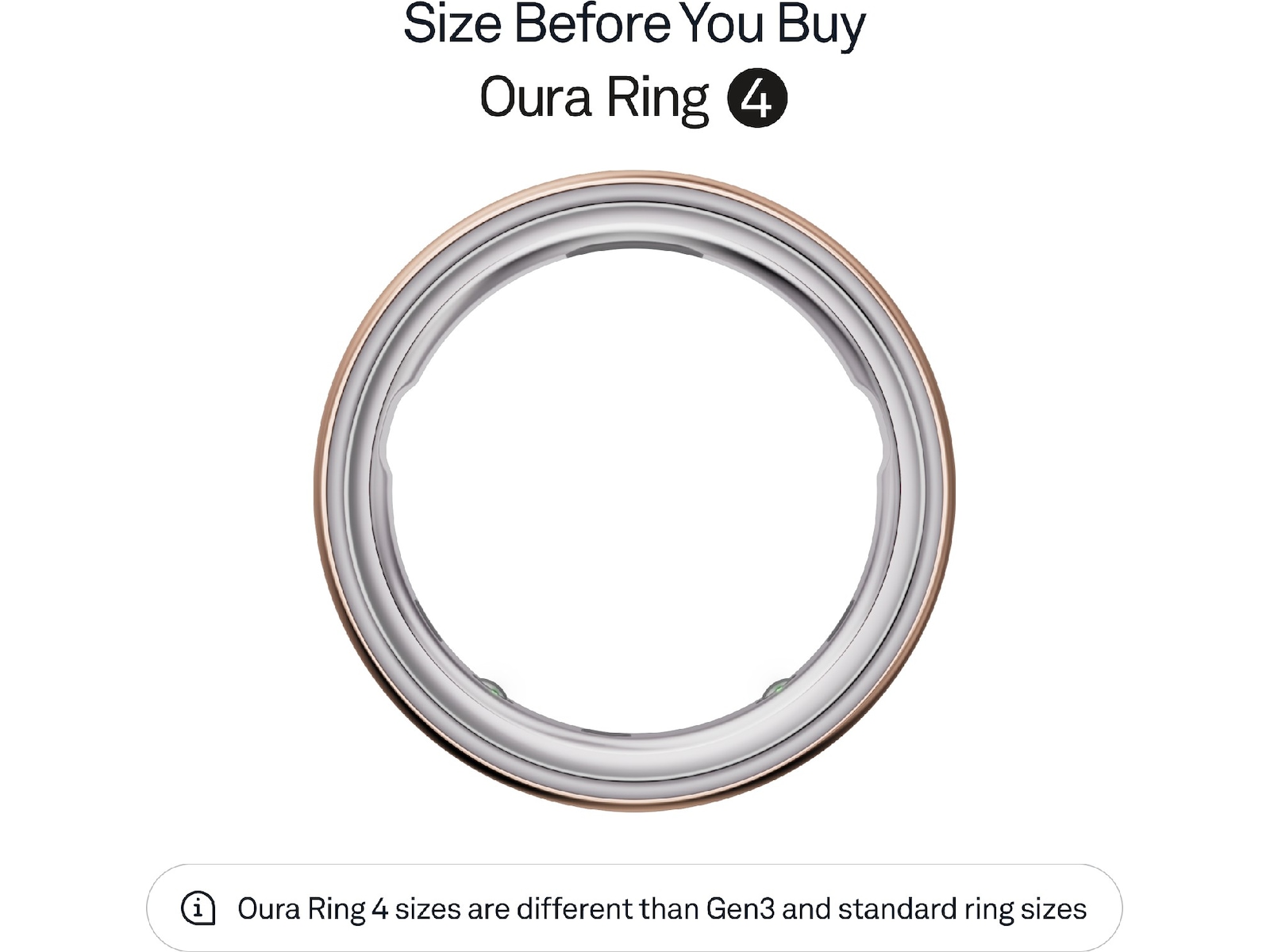 Oura Ring 4 Smart Ring str. 6 (roseguld) Smart ring