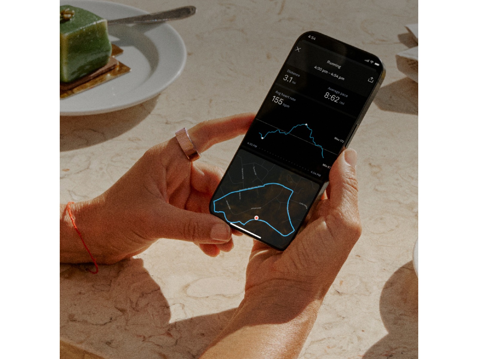 Oura Ring 4 Smart Ring str. 12 (roseguld) Smart ring