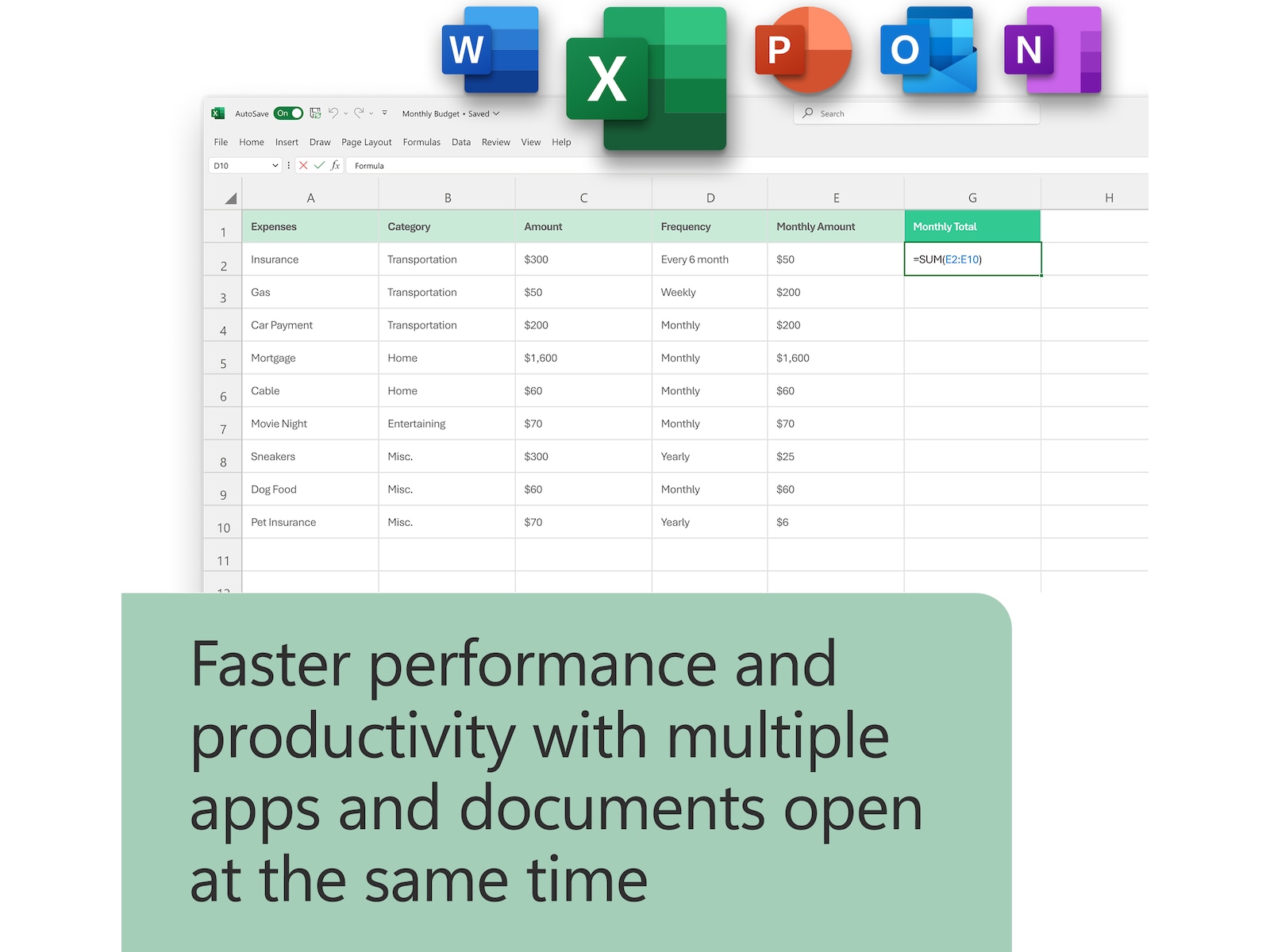 Microsoft Office Home & Business 2024 Kontorprogrammer