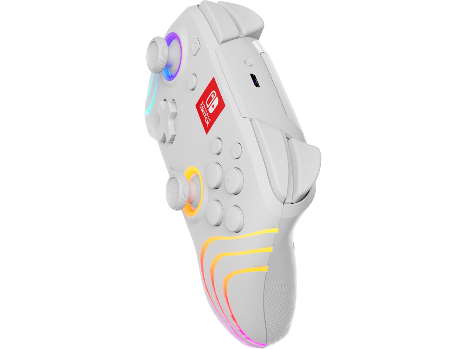 PDP Afterglow Wave Nintendo Switch controller (hvid) Tilbehør til spilkonsoller