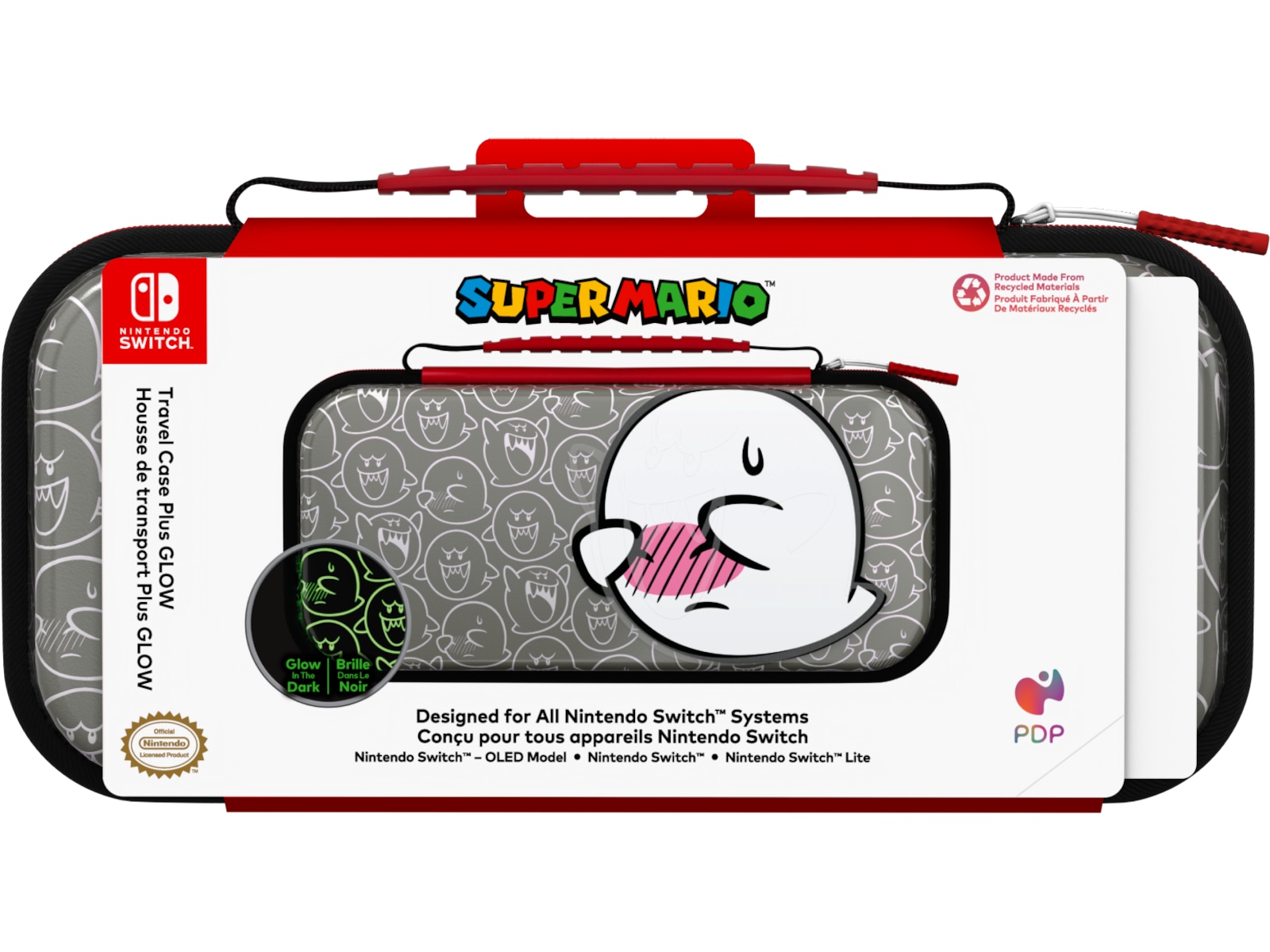 PDP NSW Travel Case Plus GLOW (Boo Hoo) Tilbehør til spilkonsoller