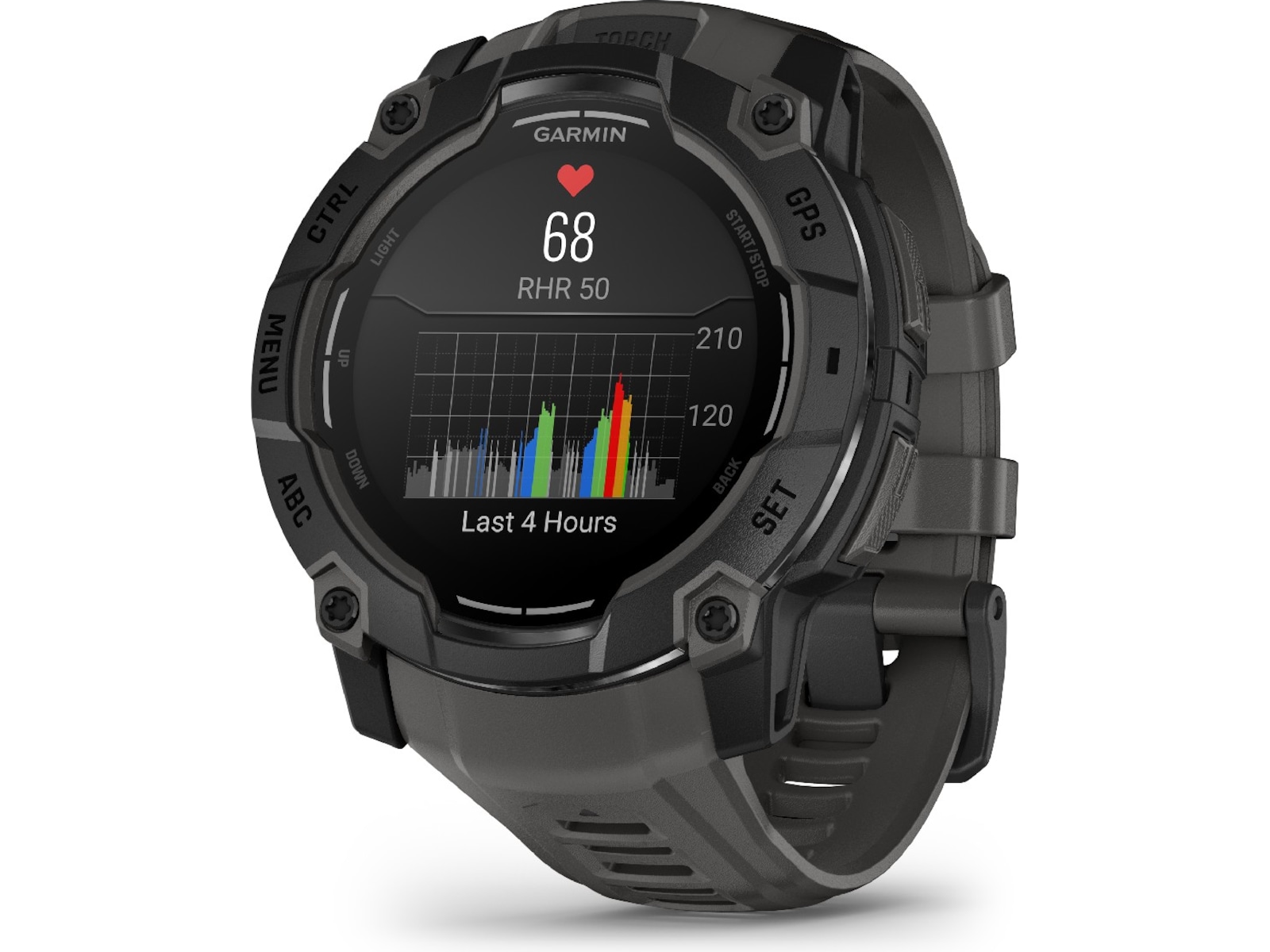 Garmin Instinct 3 AMOLED 50mm (sort/charcoal) Smartwatches