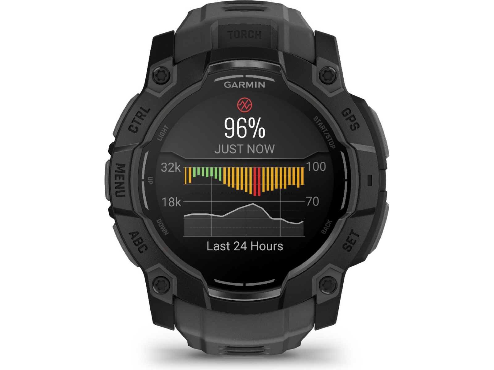 Garmin Instinct 3 AMOLED 50mm (sort/charcoal) Smartwatches