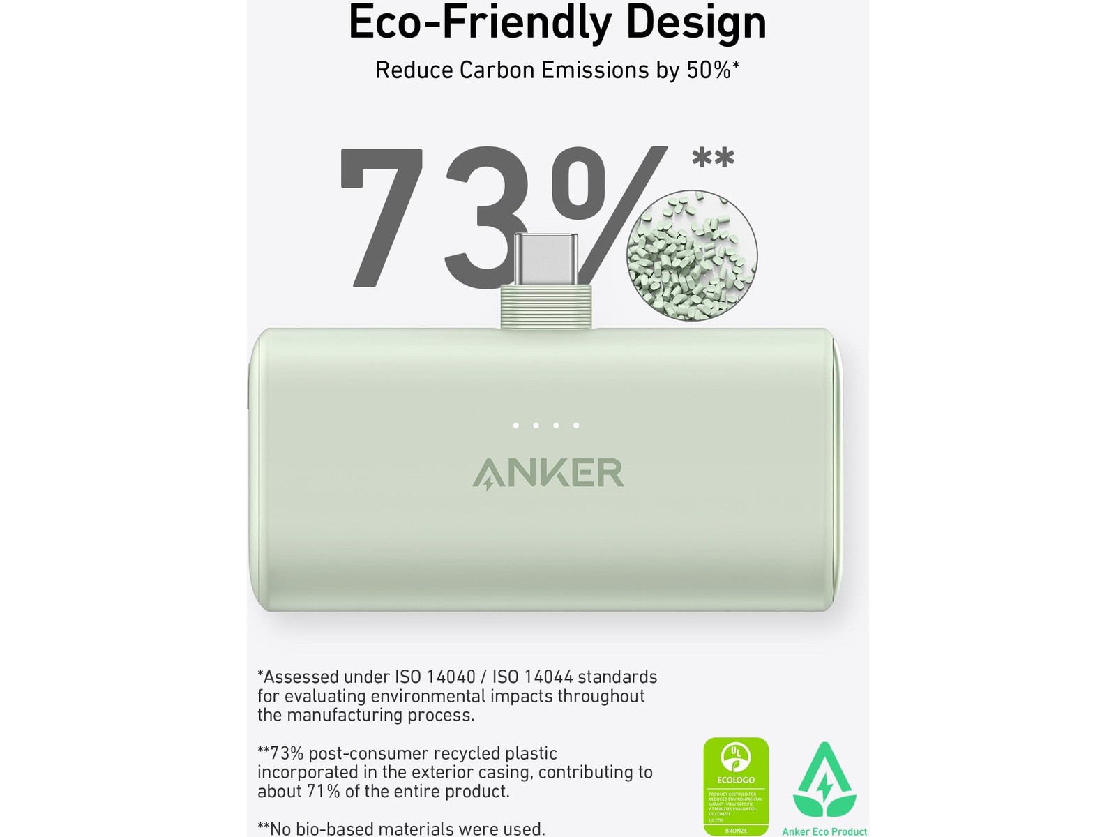 Anker Nano Powerbank 5000mAh (sort) Powerbank