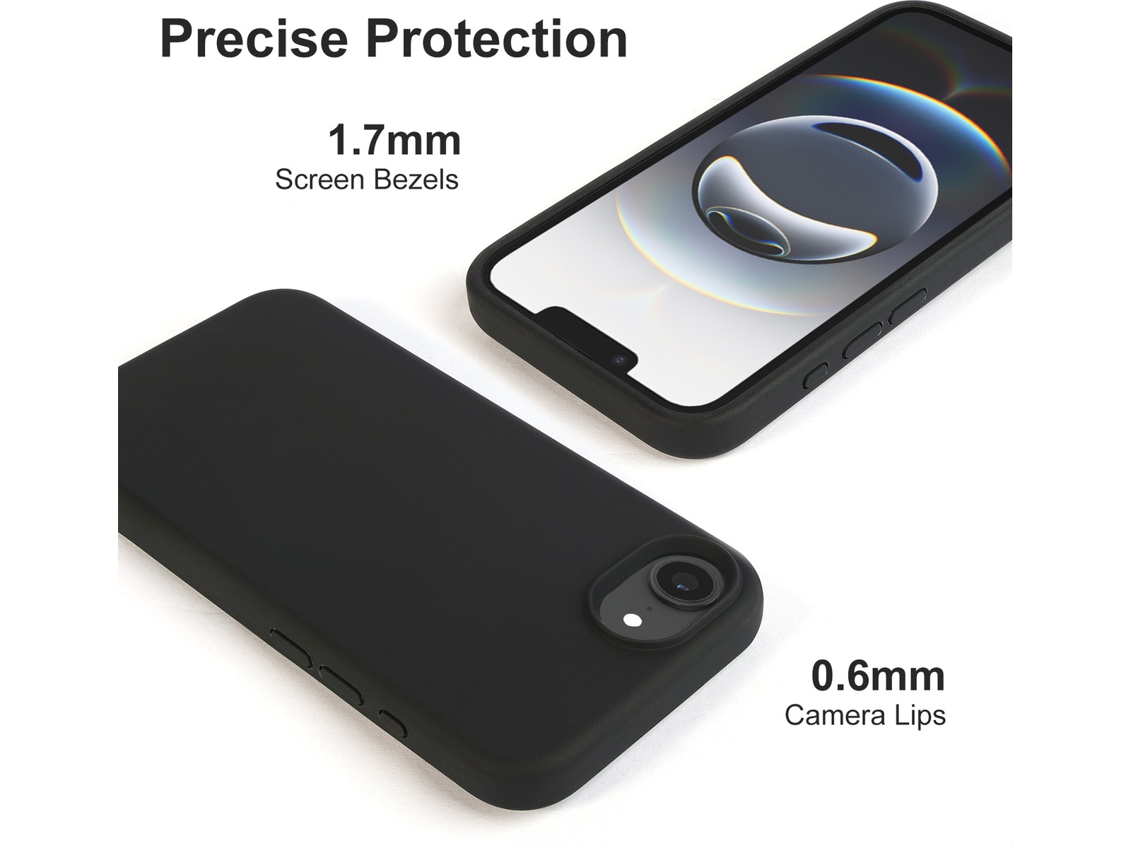 iiglo iPhone 17e / 16e Magnetic cover (sort) Mobilcover