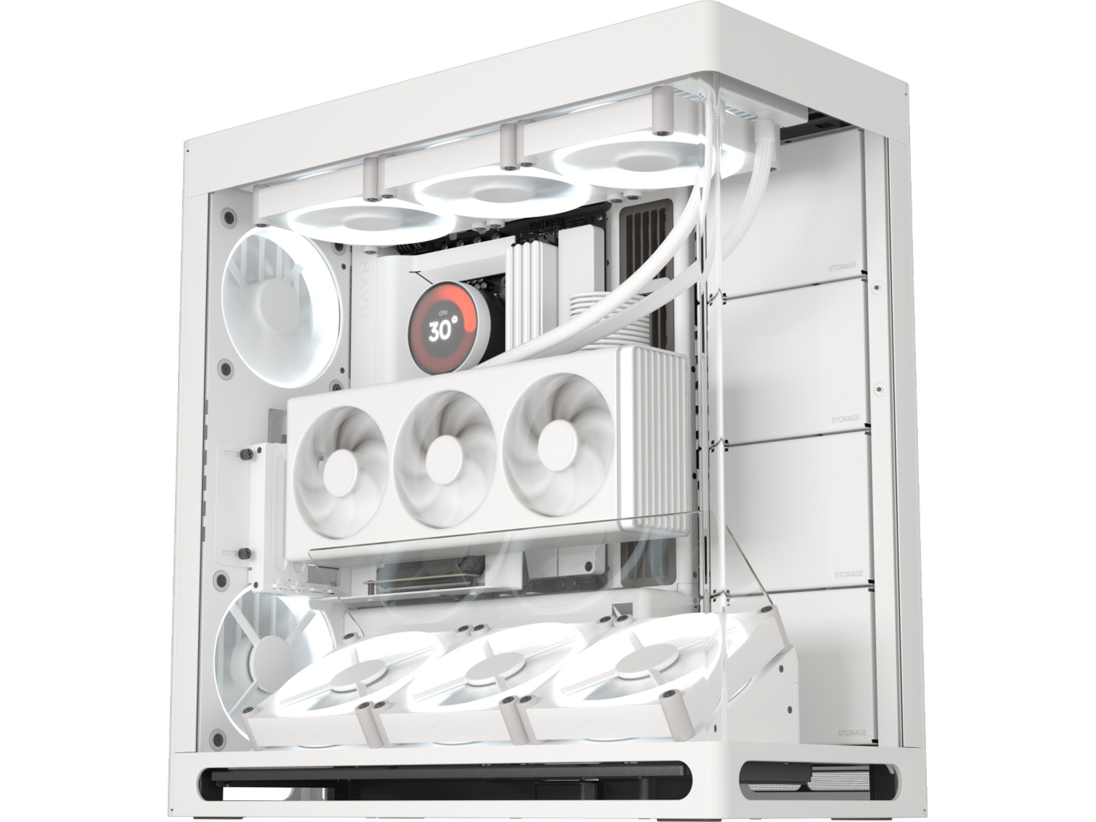 HAVN HS 420 VGPU Mid Tower (hvidt) Midi Tower