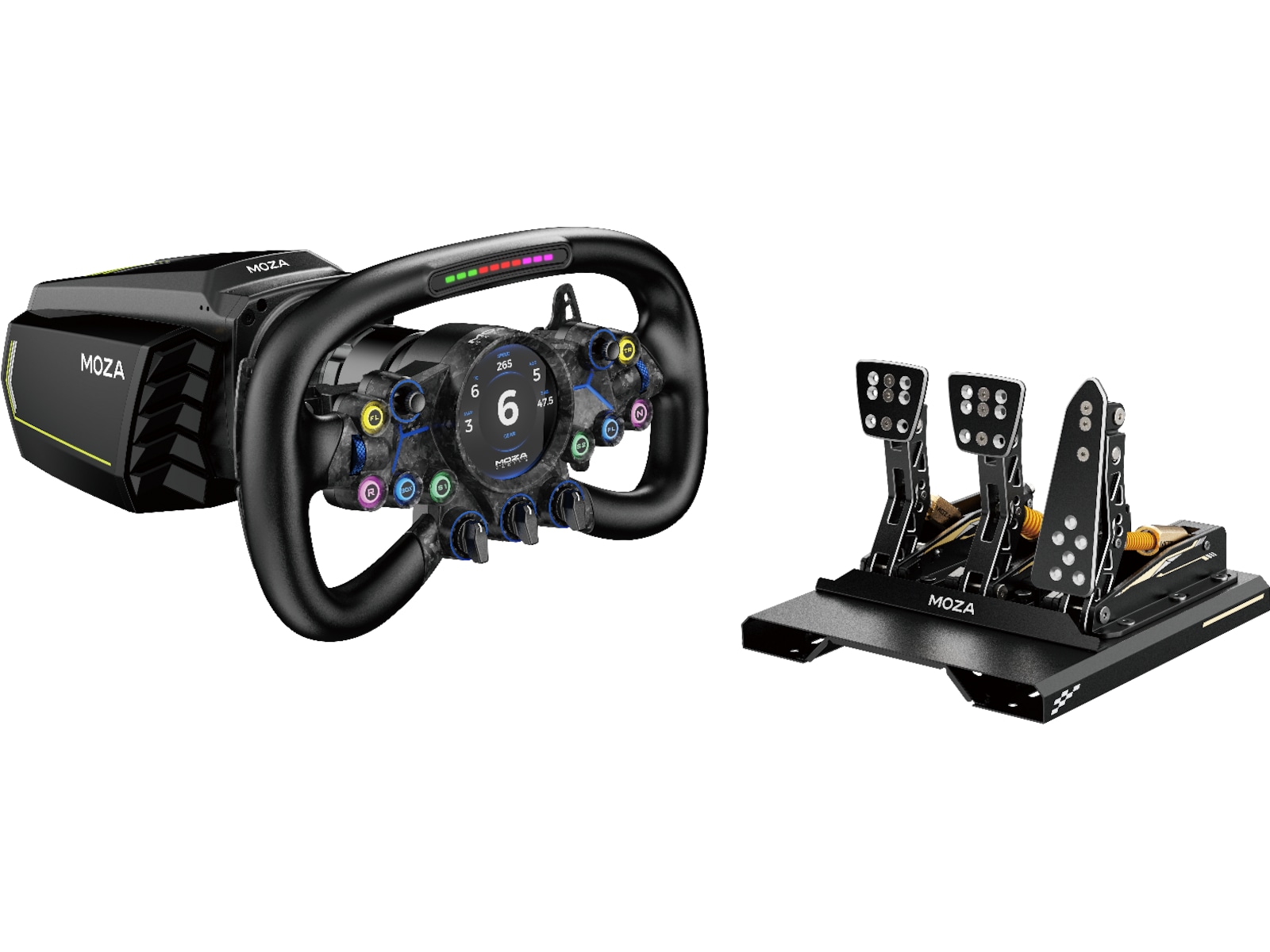 MOZA Vision GS rat 31cm Rat og pedaler