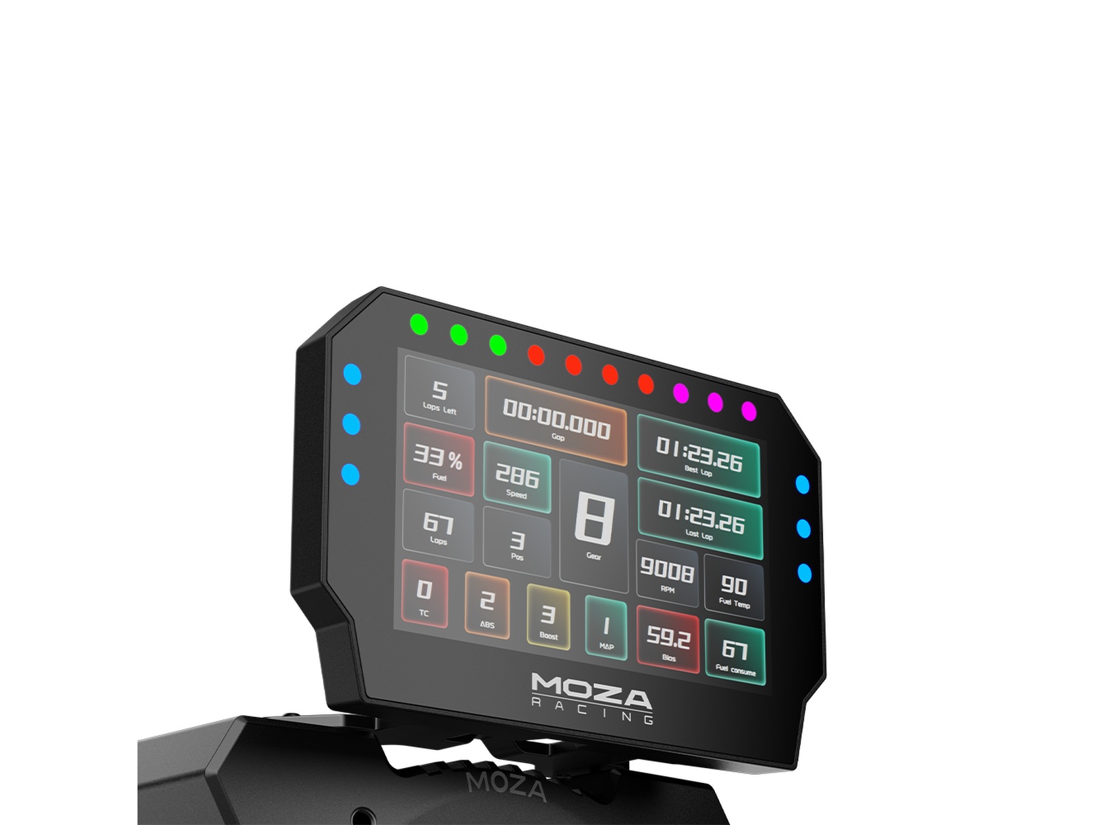 MOZA CM2 Racing Dash Rat og pedaler