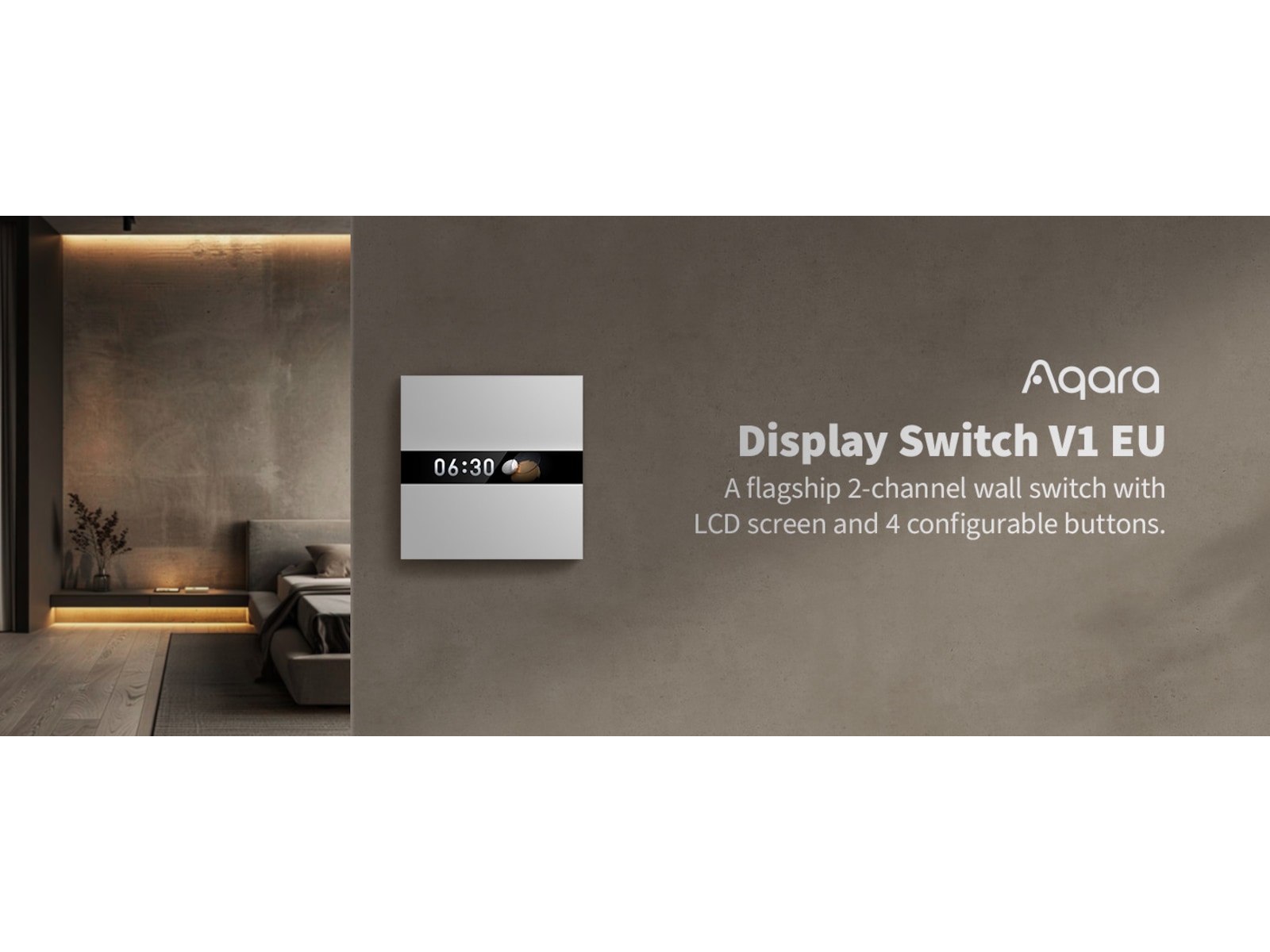 Aqara Display Switch V1 Kontakter, lysdæmpere & lyskontrol