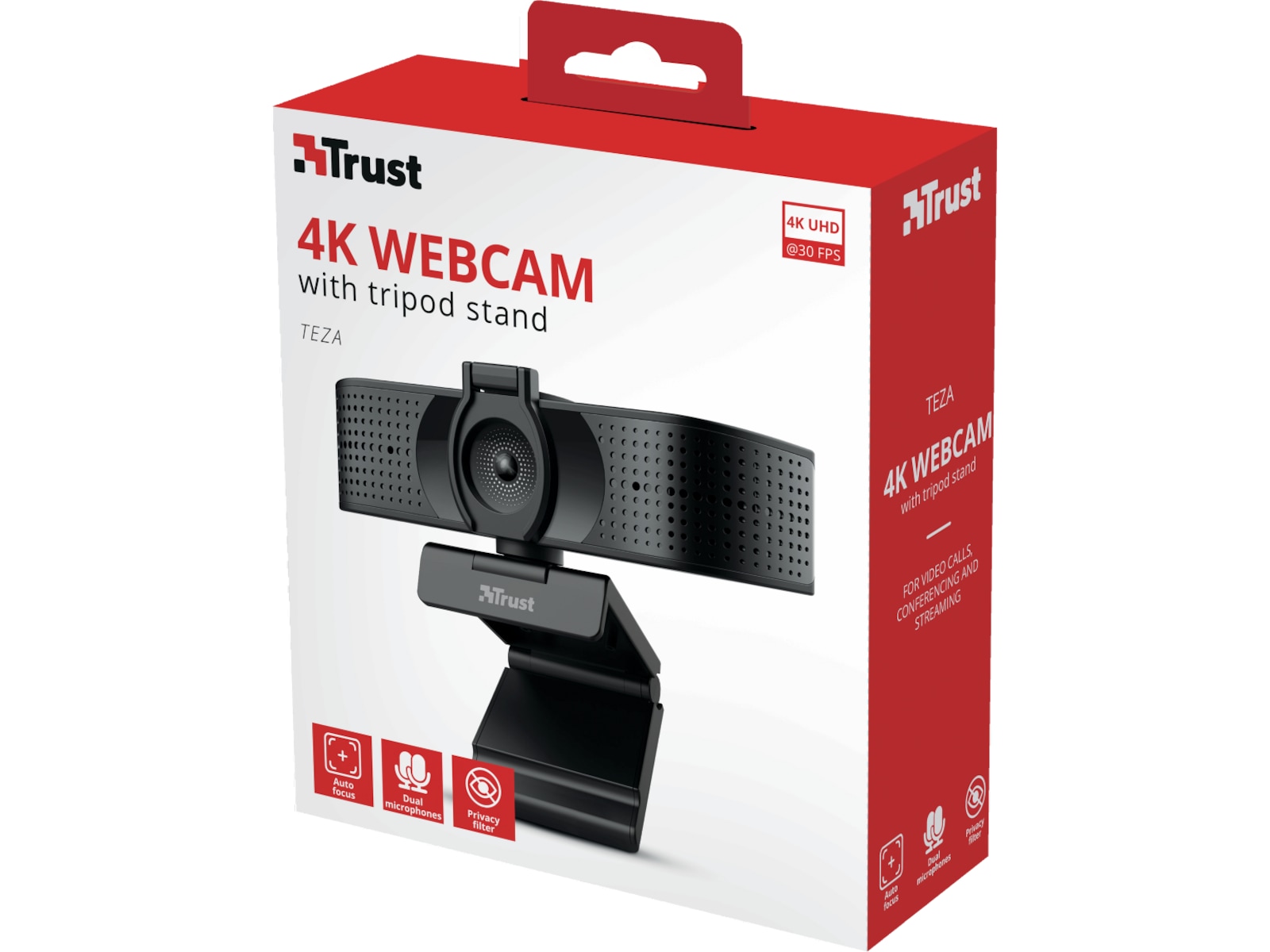 Trust Teza 4K Ultra HD Webcam Webkameraer