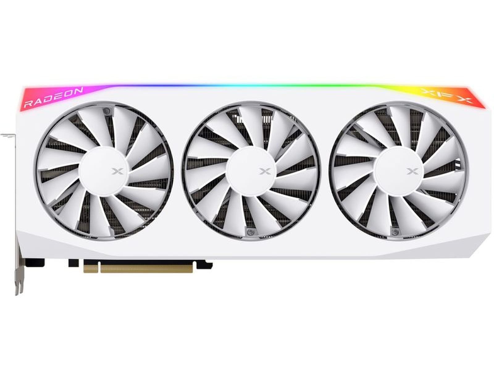 XFX Mercury AMD Radeon RX 9070XT OC White Magnetic Air Edition with RGB Grafikkort