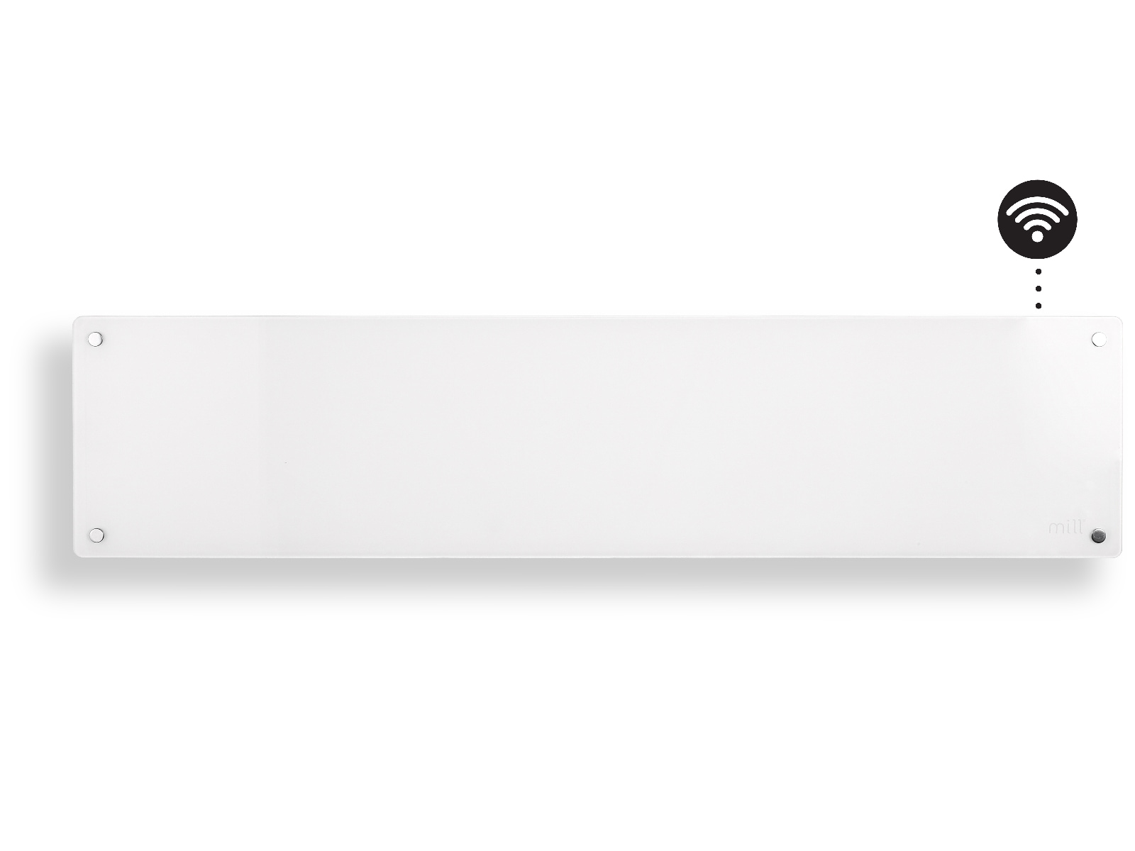 Mill Glass Smart WiFi Gen 4 panelovn 850W Varmepaneler