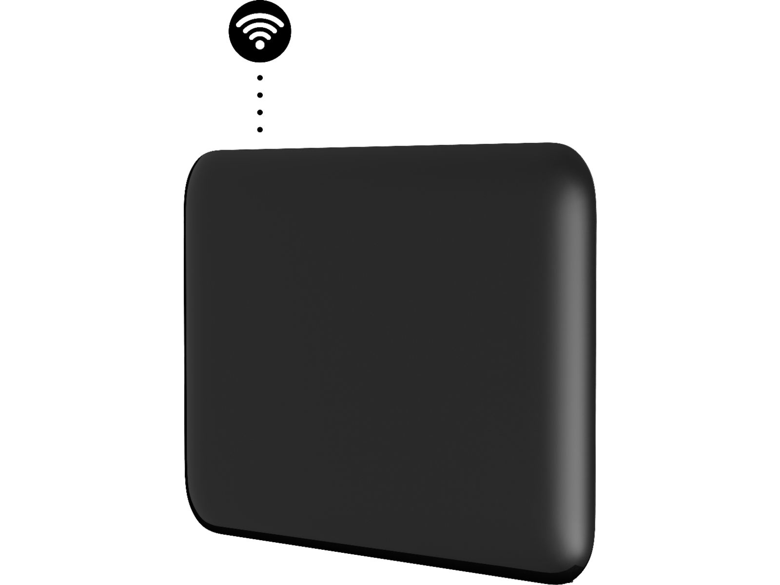 Mill Invisible Smart WiFi Gen 4 panelovn 700W (sort) Varmepaneler