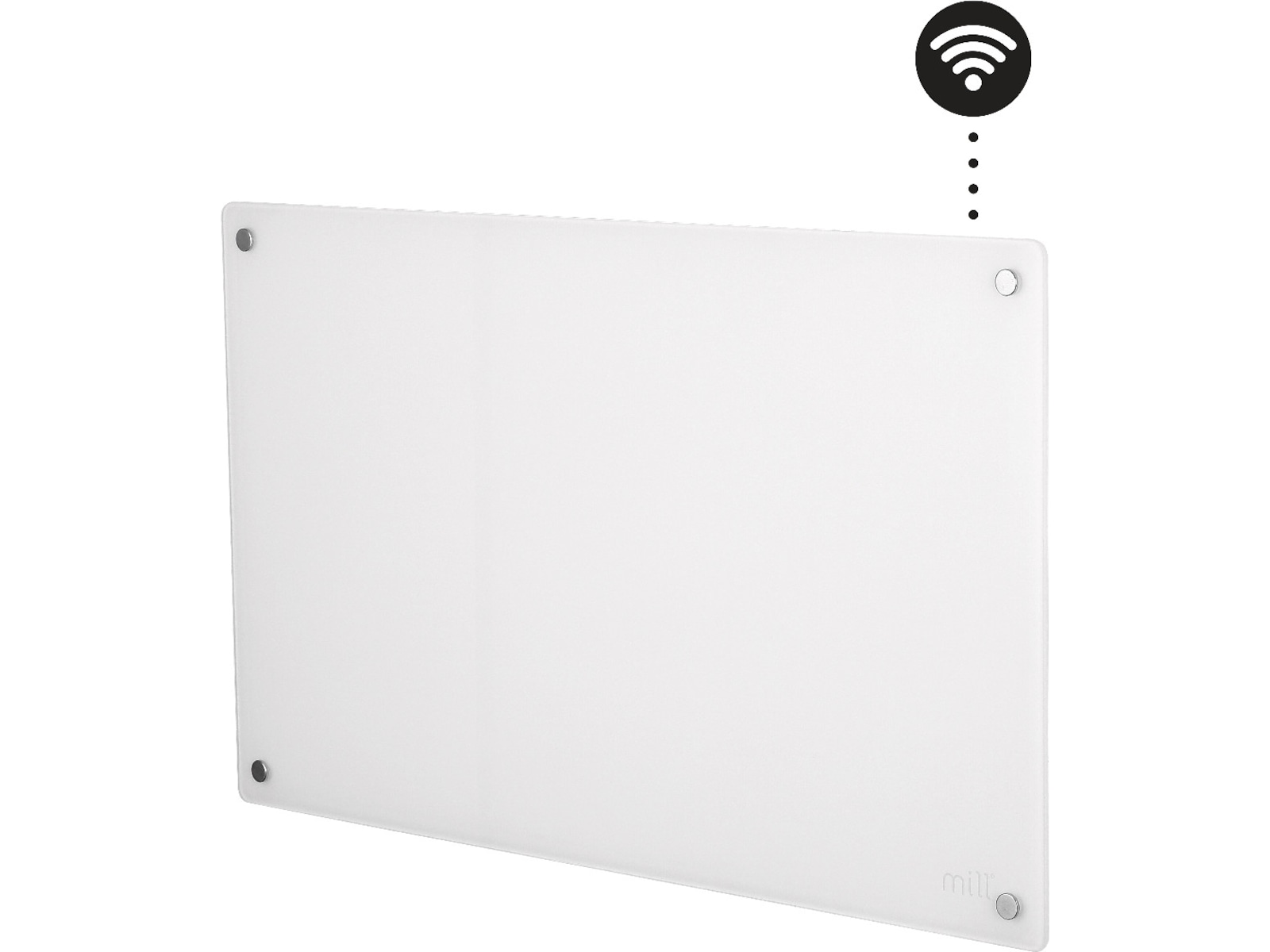 Mill Glass Smart WiFi Gen 4 700W (hvid) Varmepaneler
