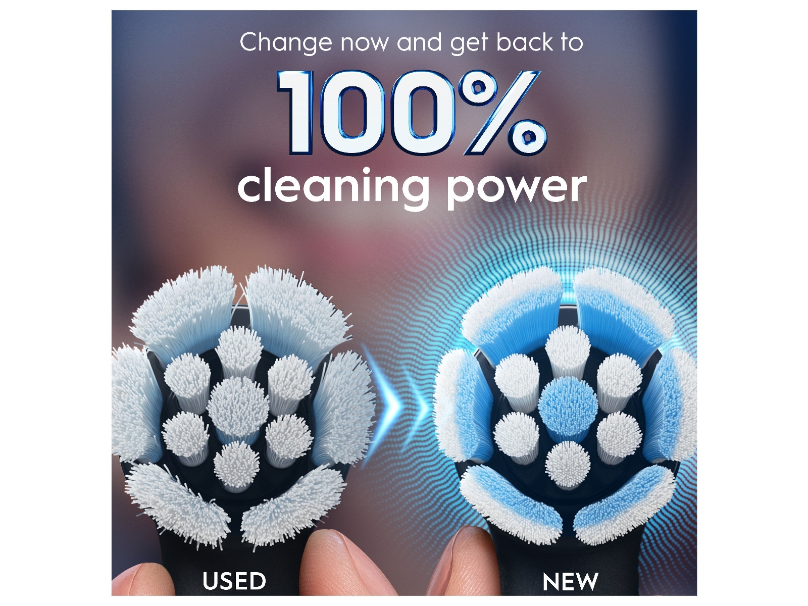 Oral-B iO Gentle Care børstehoveder 6 stk. (sort) Tandbørstehoveder