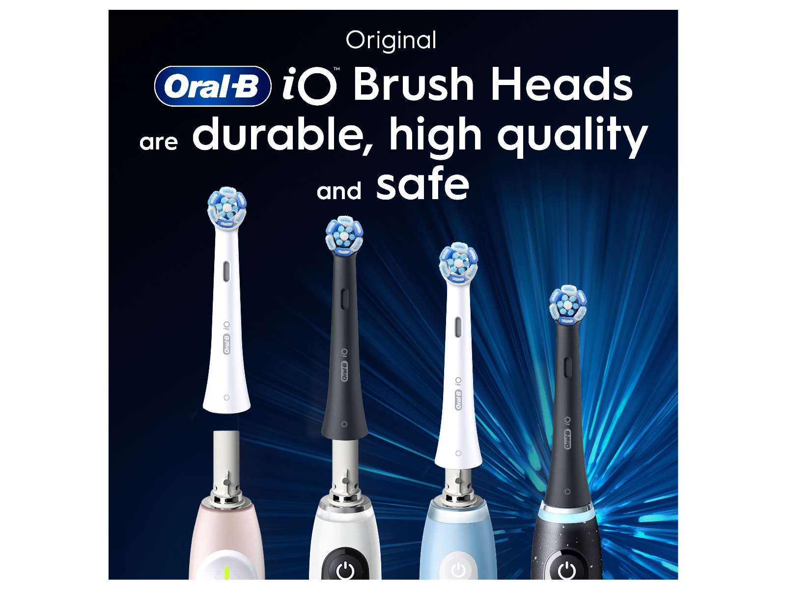 Oral-B iO Ultimate Clean børstehoveder 6 stk. (sort) Tandbørstehoveder