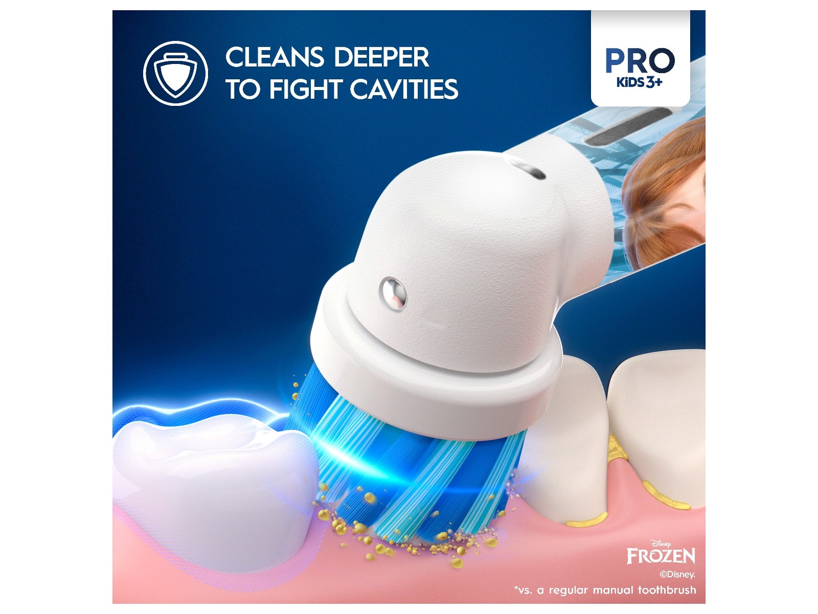 ORAL-B Vitality Pro Kids Elektrisk tandbørste (Frozen) Elektriske tandbørster