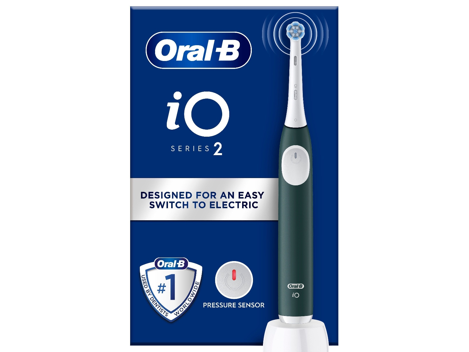 ORAL-B iO2 Series Elektrisk tandbørste (Forest Green) Elektriske tandbørster