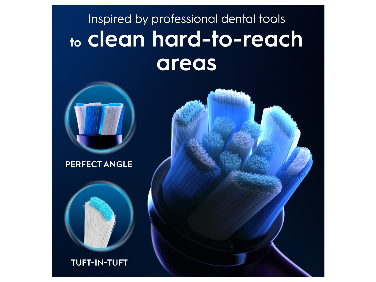 Oral-B iO Ultimate Clean børstehoveder 3 stk. (sort) Tandbørstehoveder