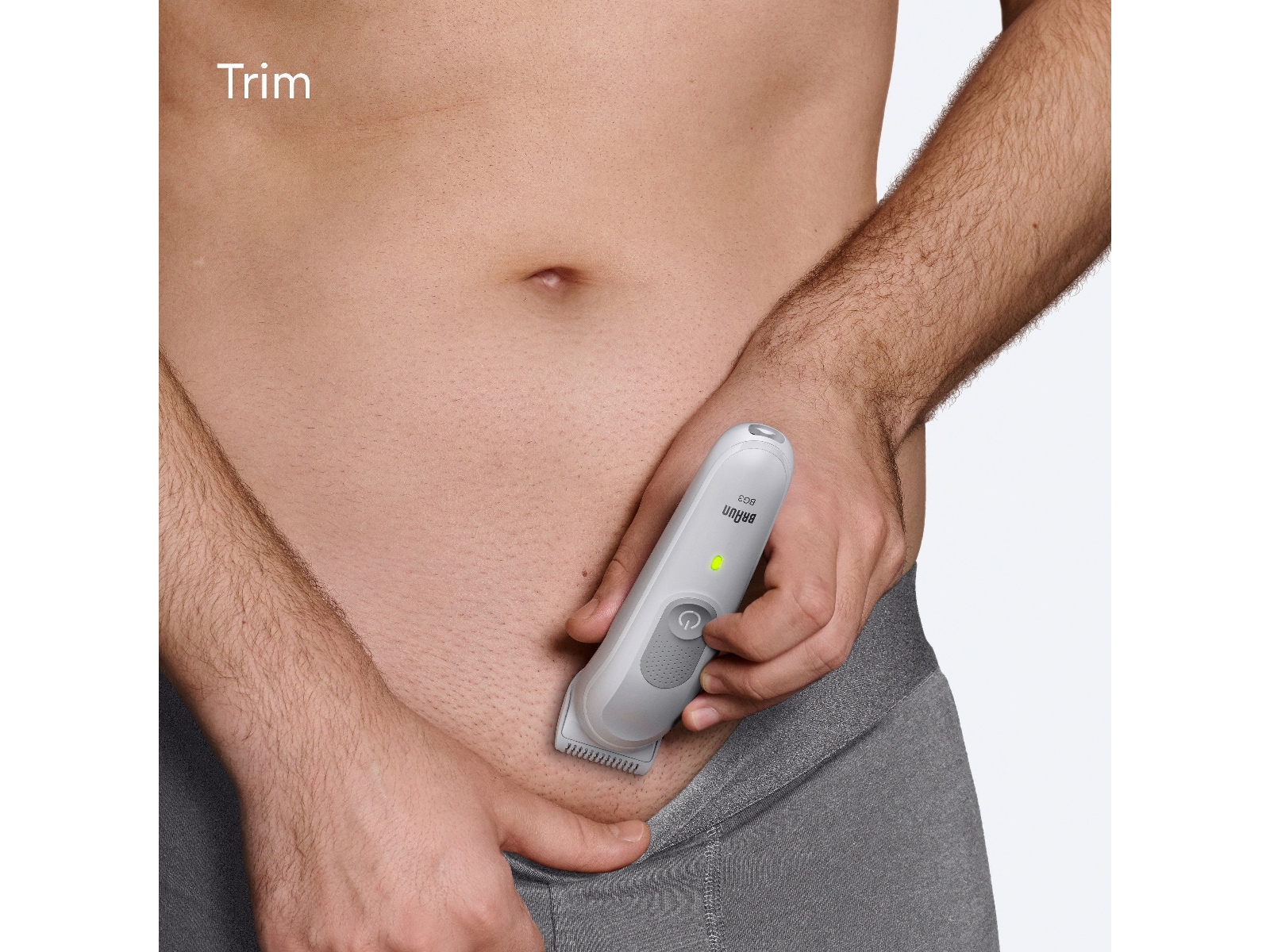 Braun Series 3 kropstrimmer (grå) Barbermaskine