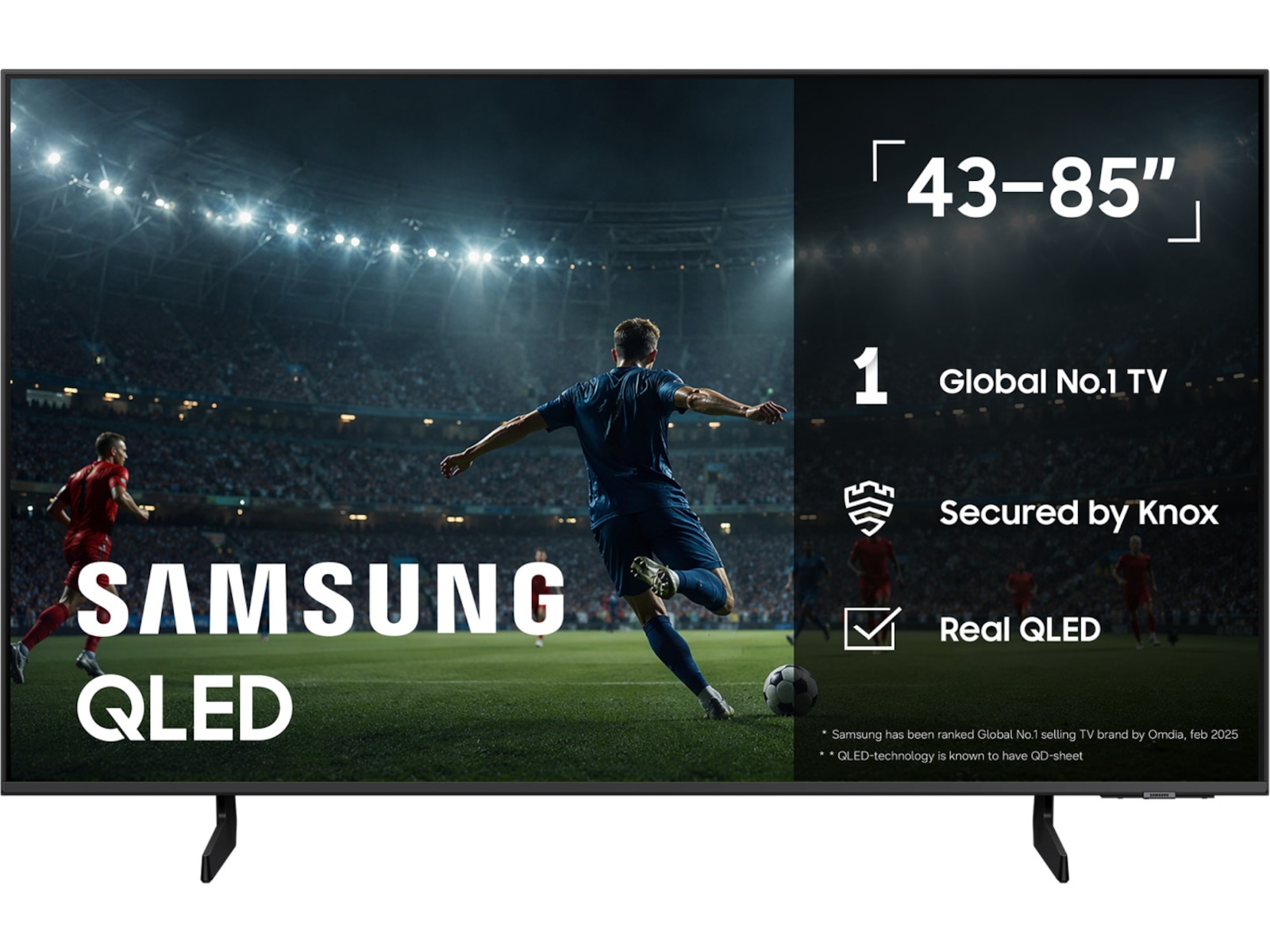 Samsung 43" Q8FA QLED 4K Smart TV (2025) 20 - 49 tommer TV