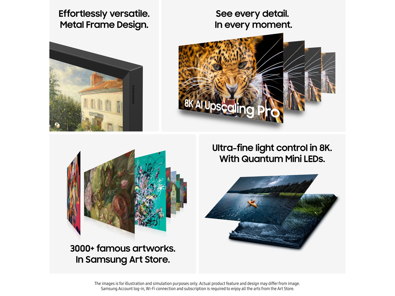 Samsung 85" QN900F Neo QLED 8K Mini LED  Smart TV (2025) Over 80 tommer TV