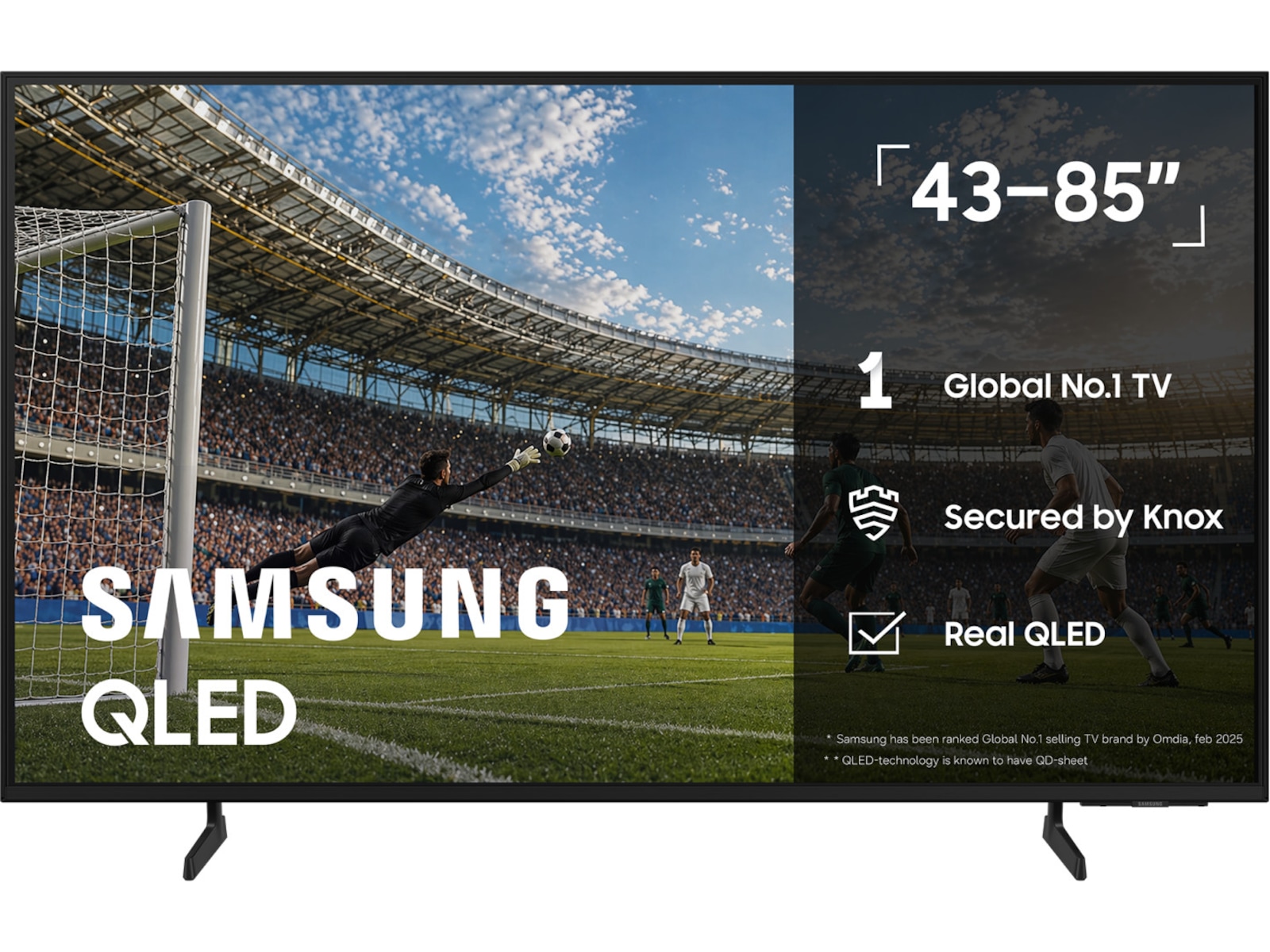 Samsung 43" Q7FA QLED 4K Smart TV (2025) 20 - 49 tommer TV