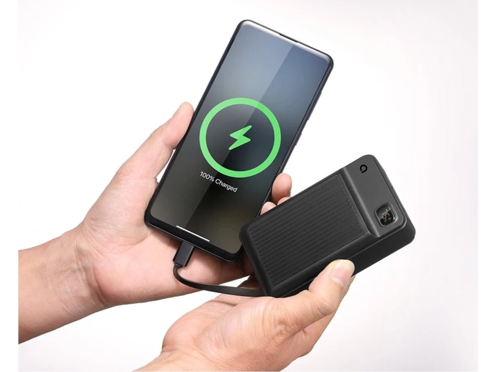 Andersson 20.000mAh powerbank med integrerede kabler Powerbank