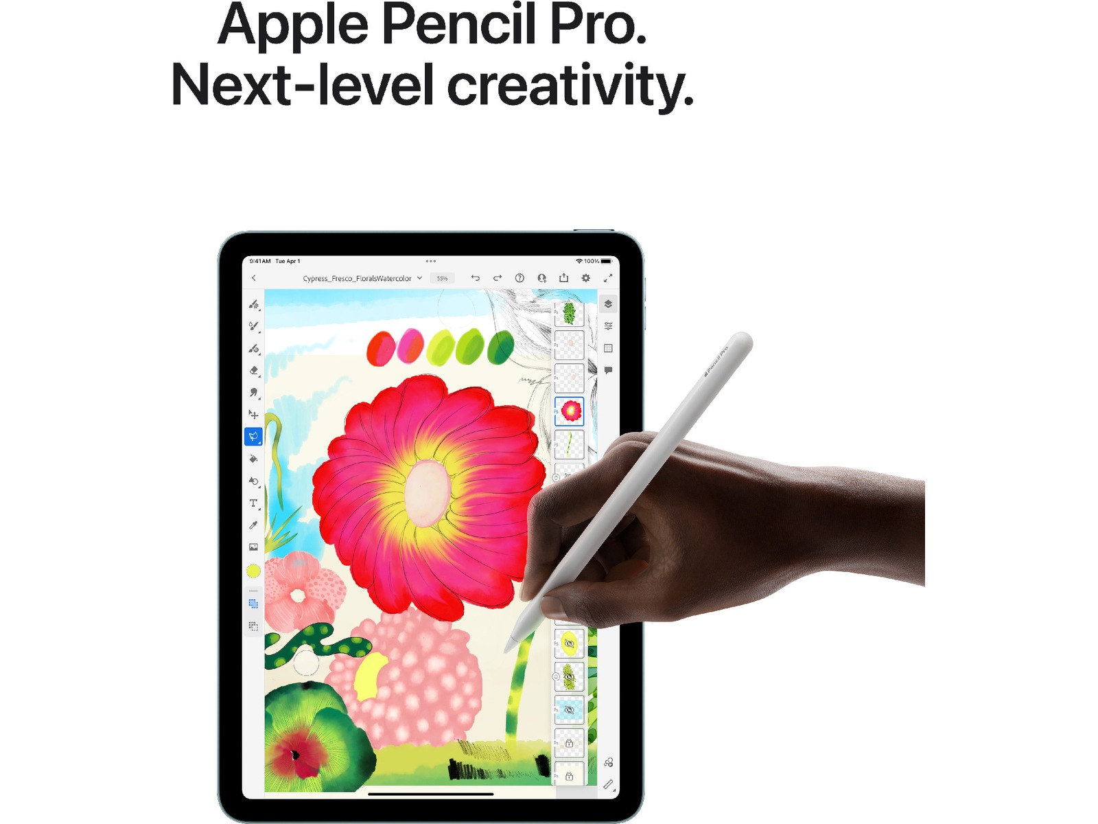 iPad Air 13" (2025) 128GB 5G (blå) Tablets