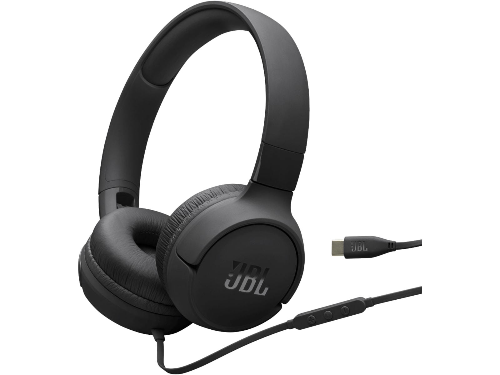 JBL Tune 520C USB-C Headset, on-ear (sort) Høretelefoner