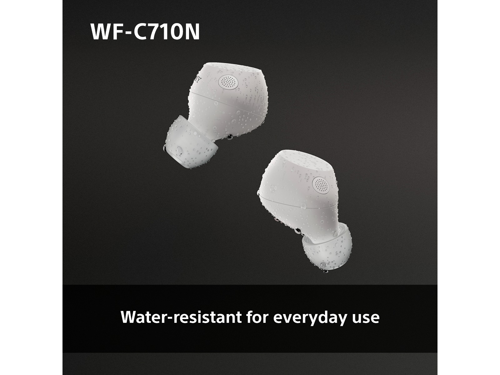 Sony WF-C710N Trådløse høretelefoner, Earbuds med mikrofon (hvid) In-ear høretelefoner