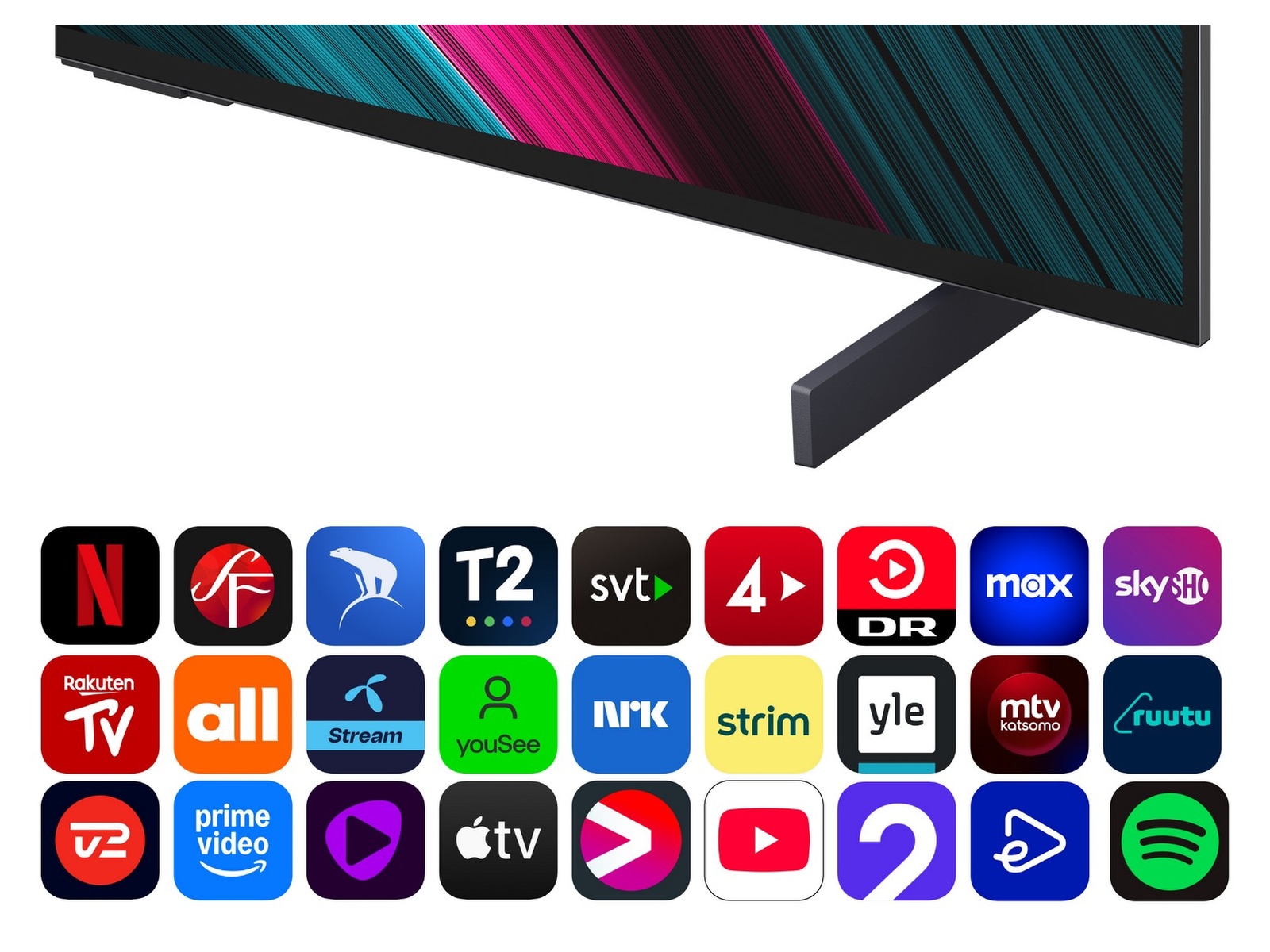 LG 42" C5 AI 4K OLED Smart TV (2025) 20 - 49 tommer TV