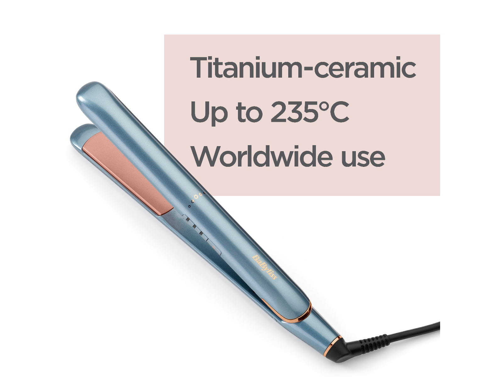 BaByliss Denim Luxe Glattejern Hårpleje & styling