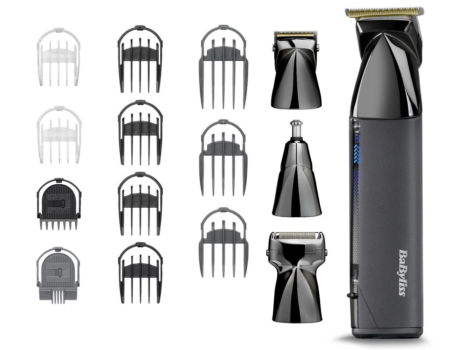 BaByliss Super X Metal 15-i-1 trådløs multitrimmer (sort) Hårtrimmer