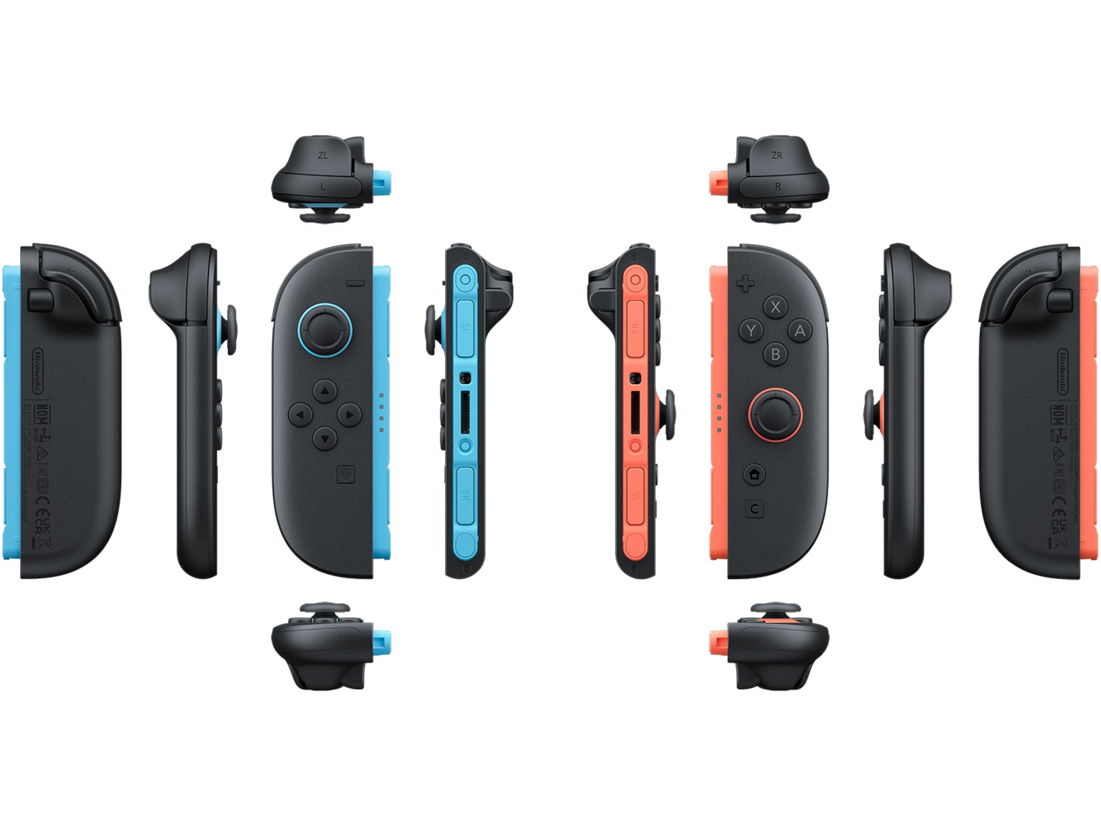 Nintendo Switch 2 Joy-Con 2 Controller (Light Blue/Light Red) Tilbehør til spilkonsoller