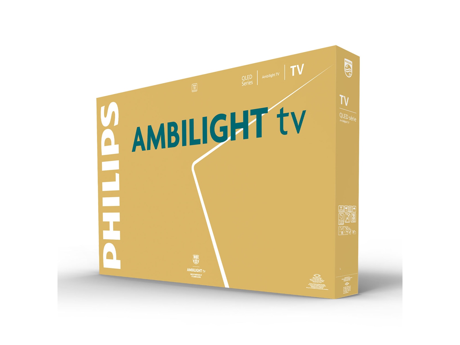 Philips 55" QLED Smart Ambilight TV PUS8550/12 (2025) 50 - 59 tommer TV