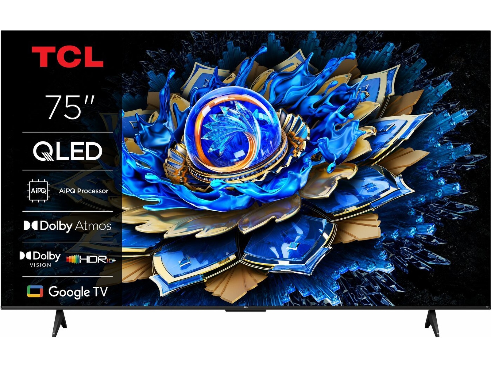 TCL 4K QLED Google TV 75T69C 70 - 79 tommer TV