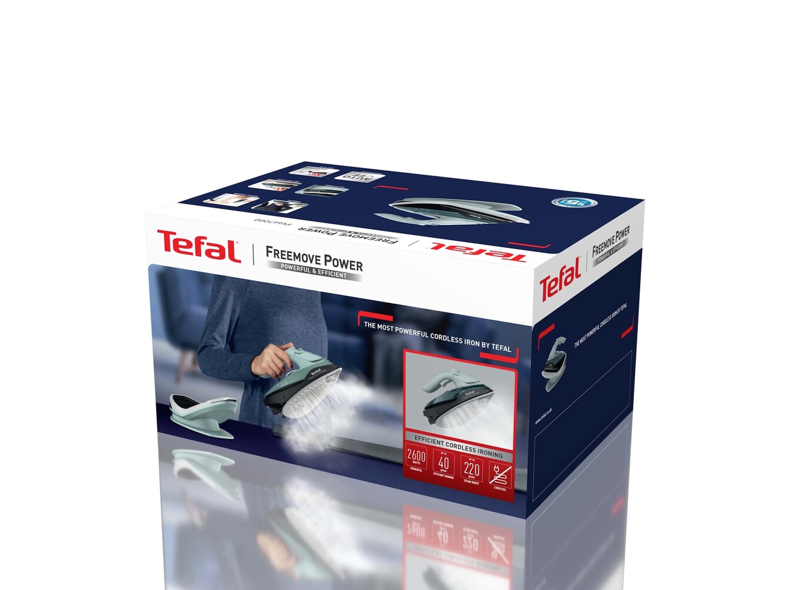 Tefal Freemove Power ledningsfrit strygejern Strygejern