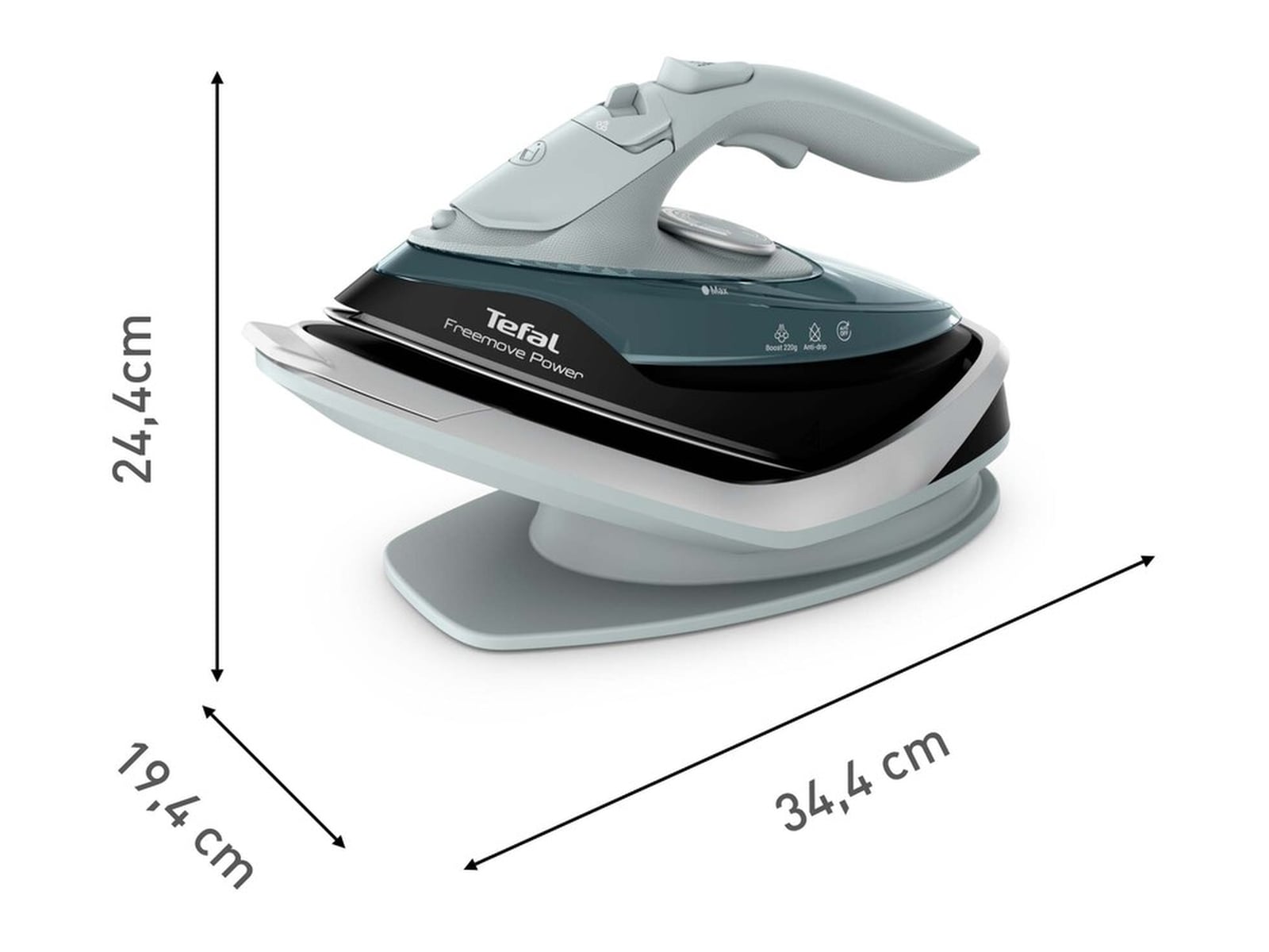 Tefal Freemove Power ledningsfrit strygejern Strygejern
