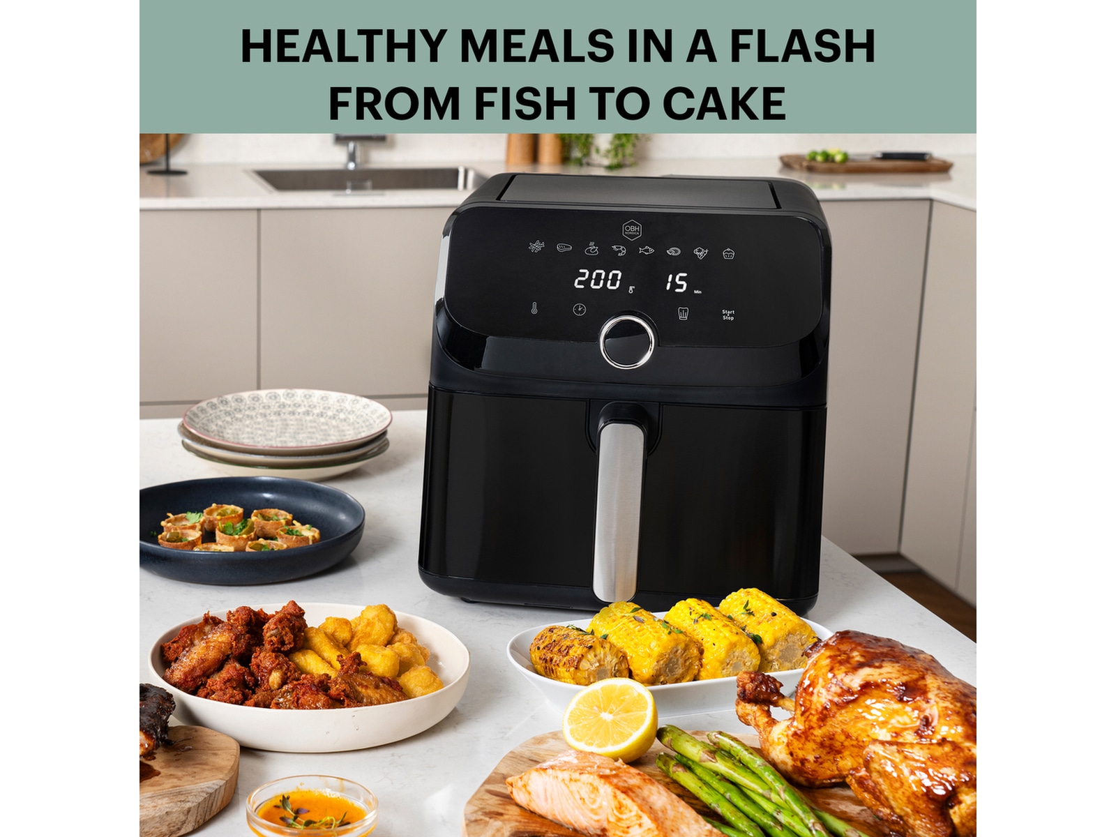 OBH Nordica Easy Fry Mega Airfryer AG8558N0 Airfryer