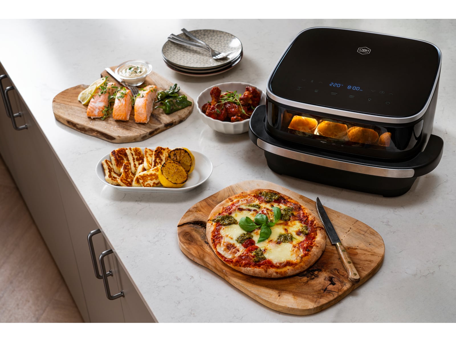 OBH Nordica Easy Fry XL Surface Air Fryer FW4018N0 Airfryer