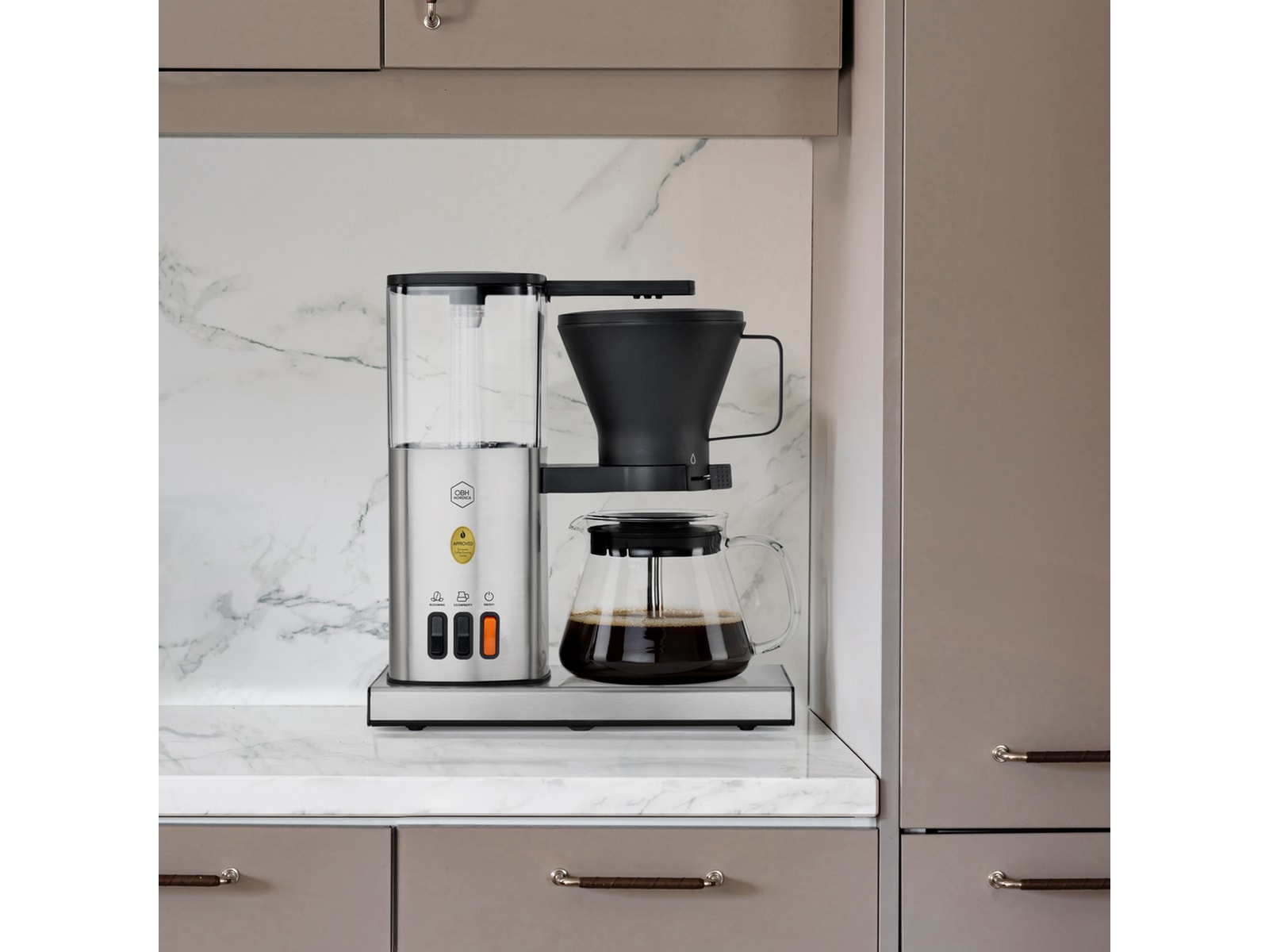 OBH Nordica Blooming Aroma 2426 Kaffemaskine (Sølv) Kaffemaskiner